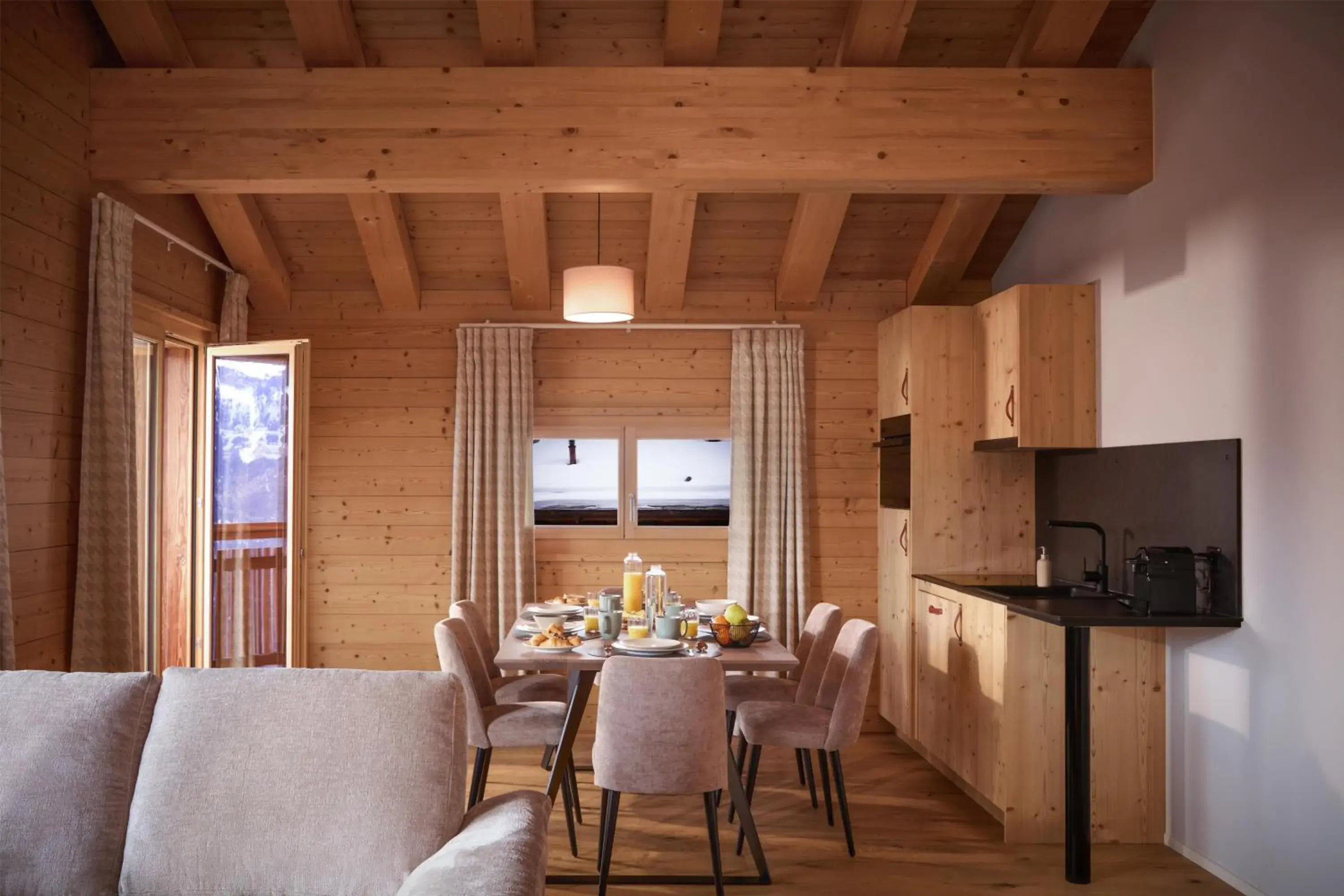 Three-Bedroom Apartment with Balcony - single occupancy in Dent Blanche Resort - TemptingPlaces Collection Three-Bedroom Apartment with Balcony - single occupancy in Dent Blanche Resort - TemptingPlaces Collection