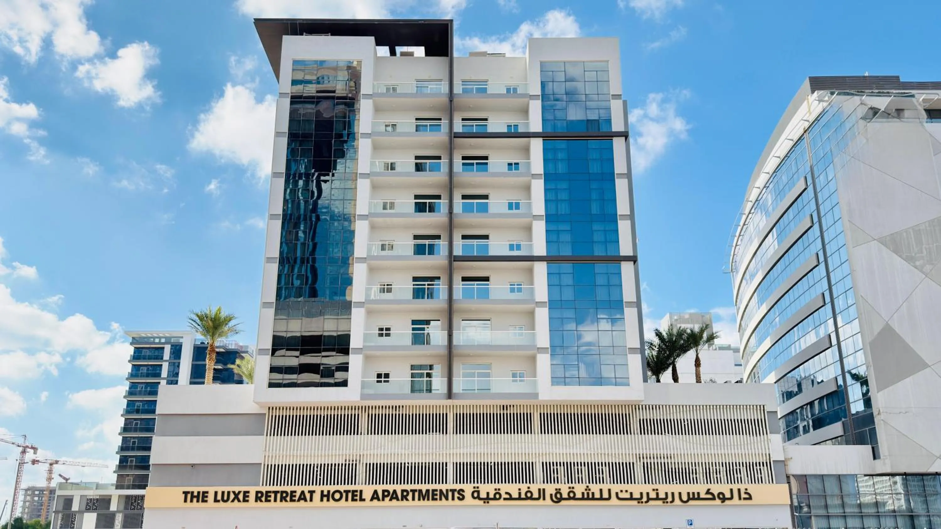 Property building in The Luxe Retreat Hotel Apartments