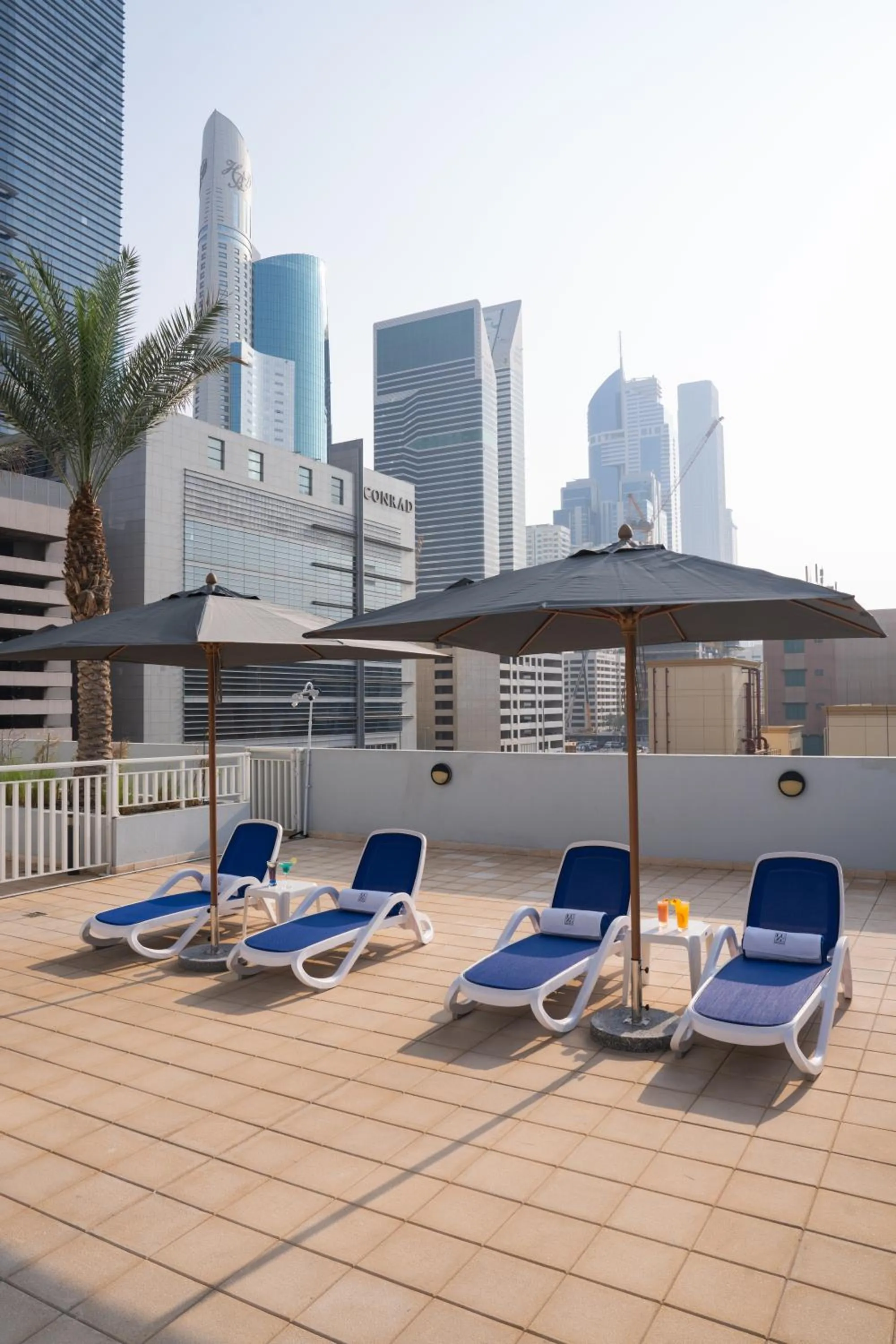 Swimming pool in The Luxe Retreat Hotel Apartments