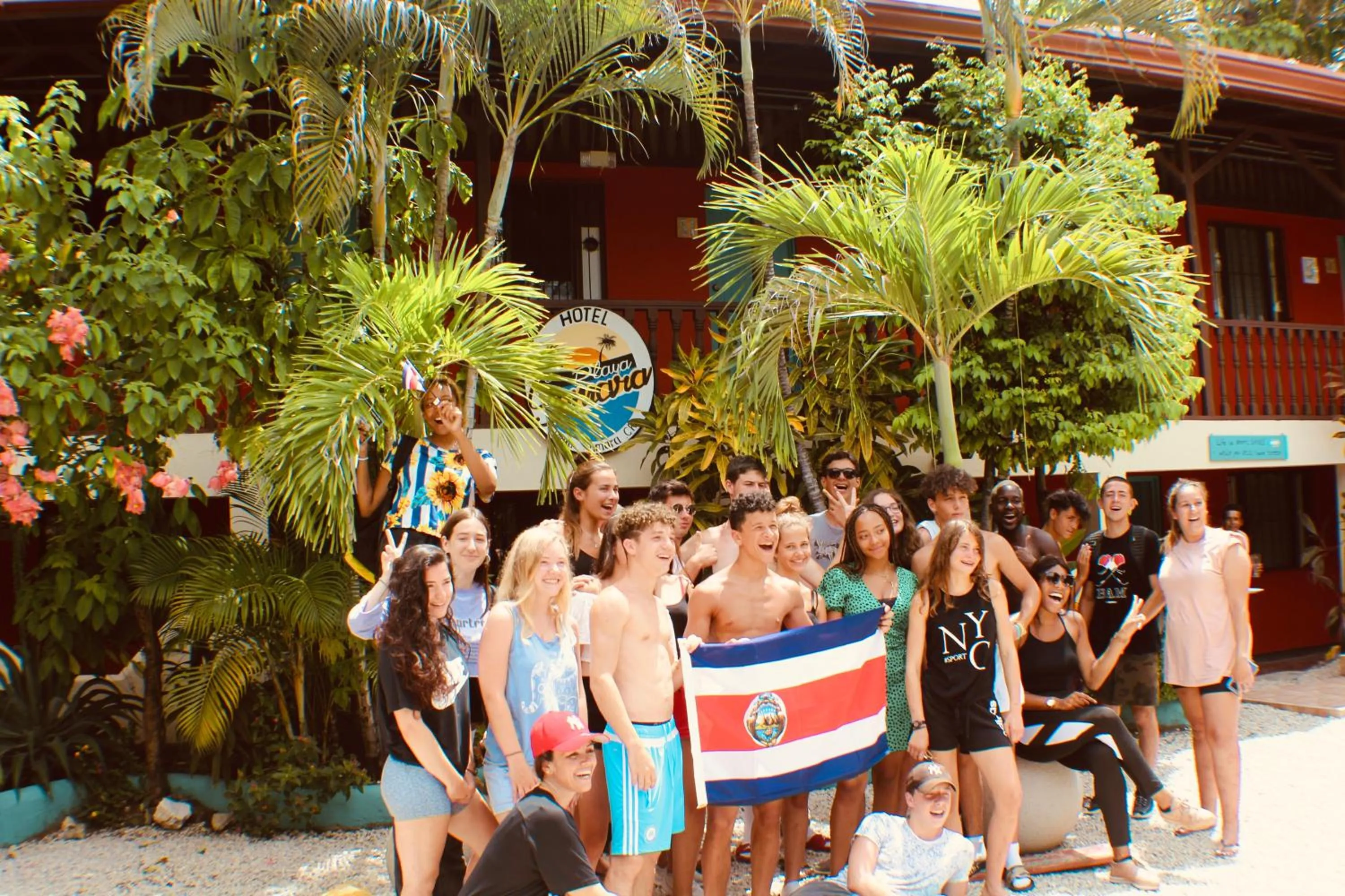 People in Blue Iguana