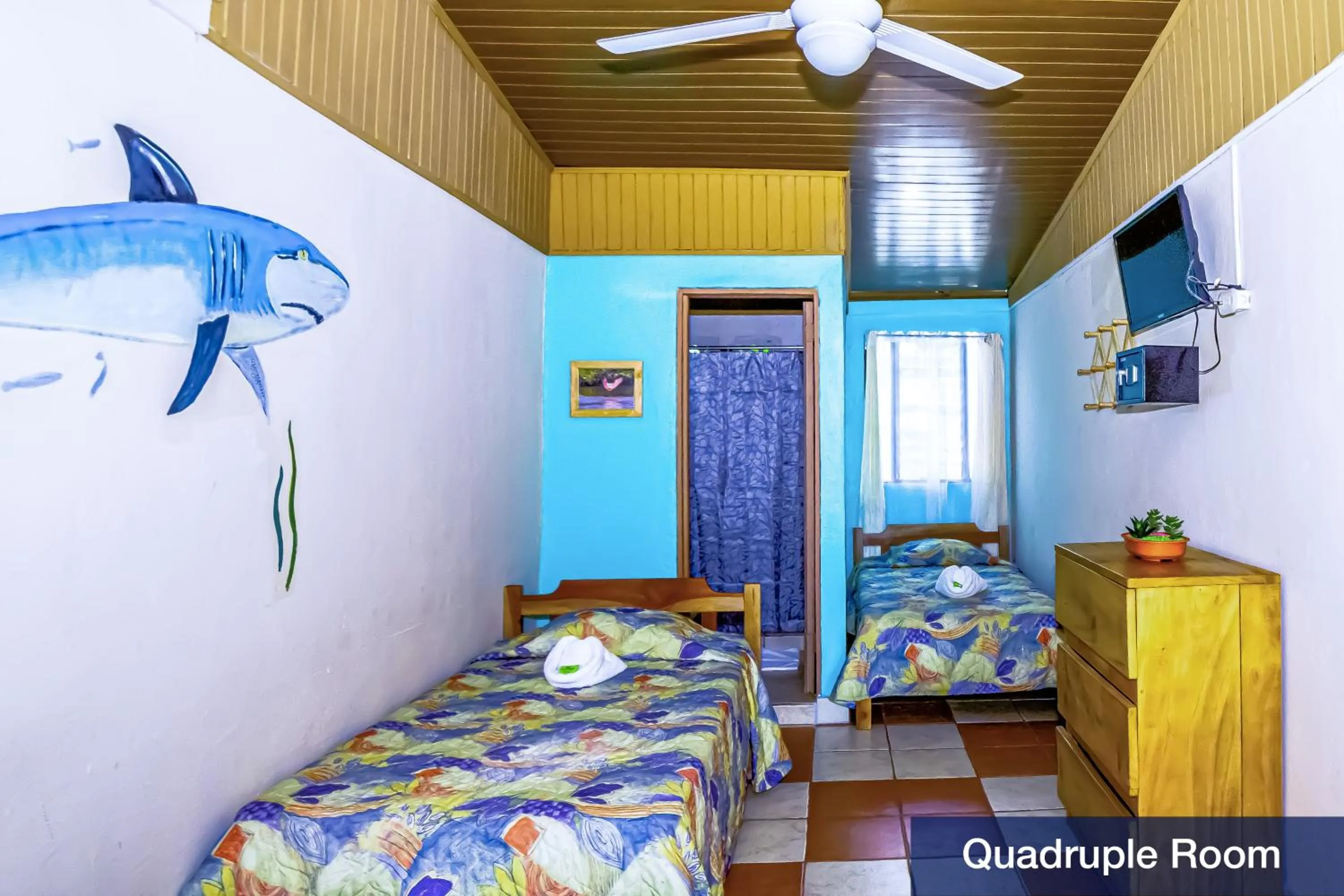 Bed in Blue Iguana