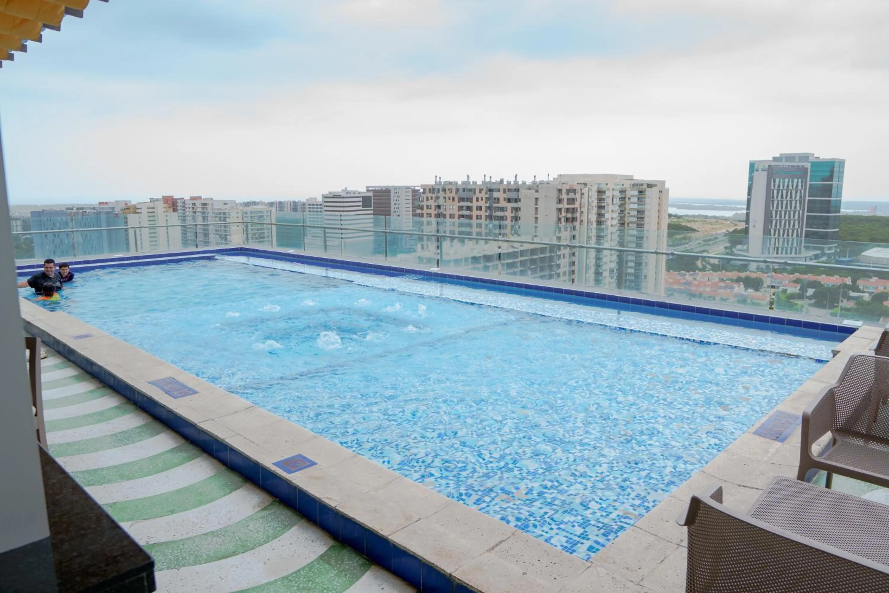 Pool view in Sky Collection Lifestyle Hotel & Suites Barranquilla