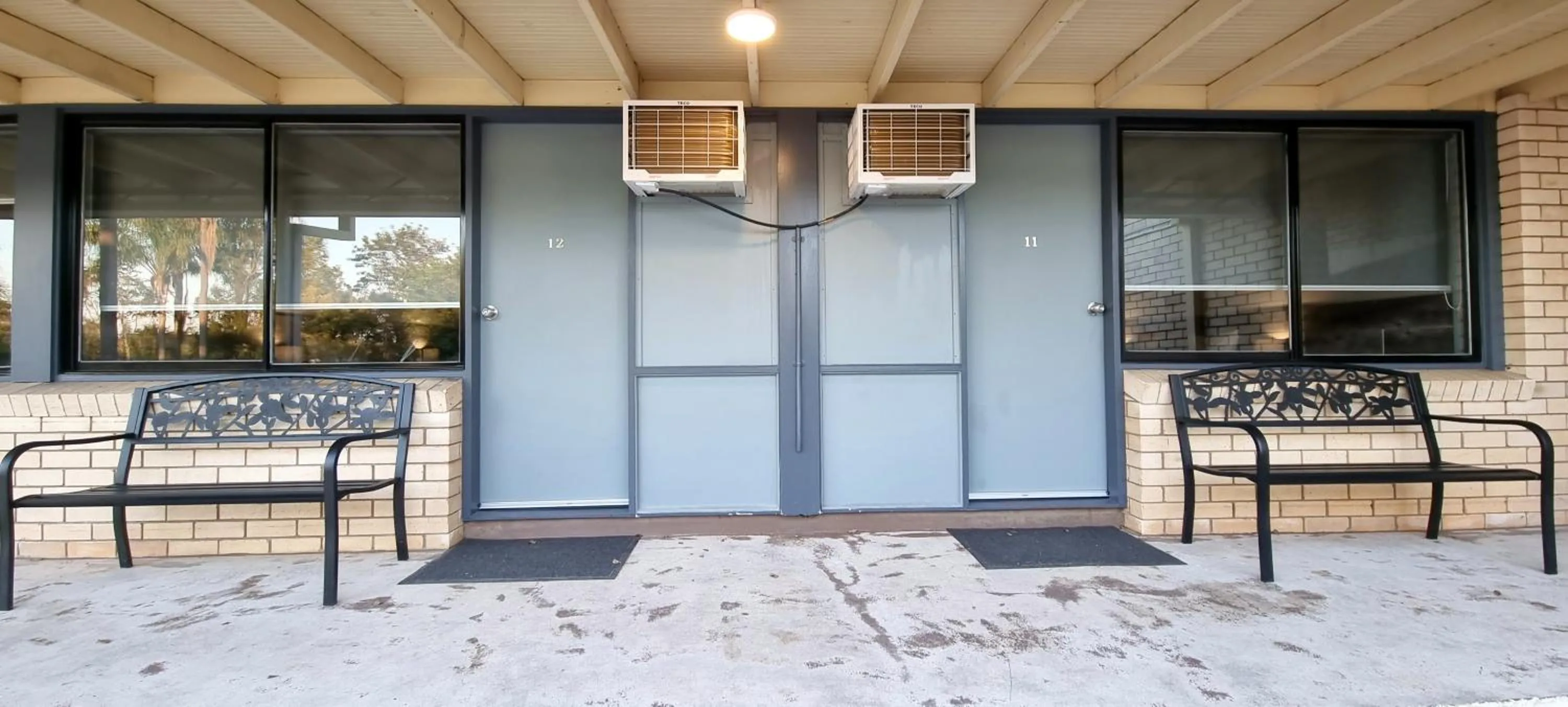 Seating area in Y Motels Gympie