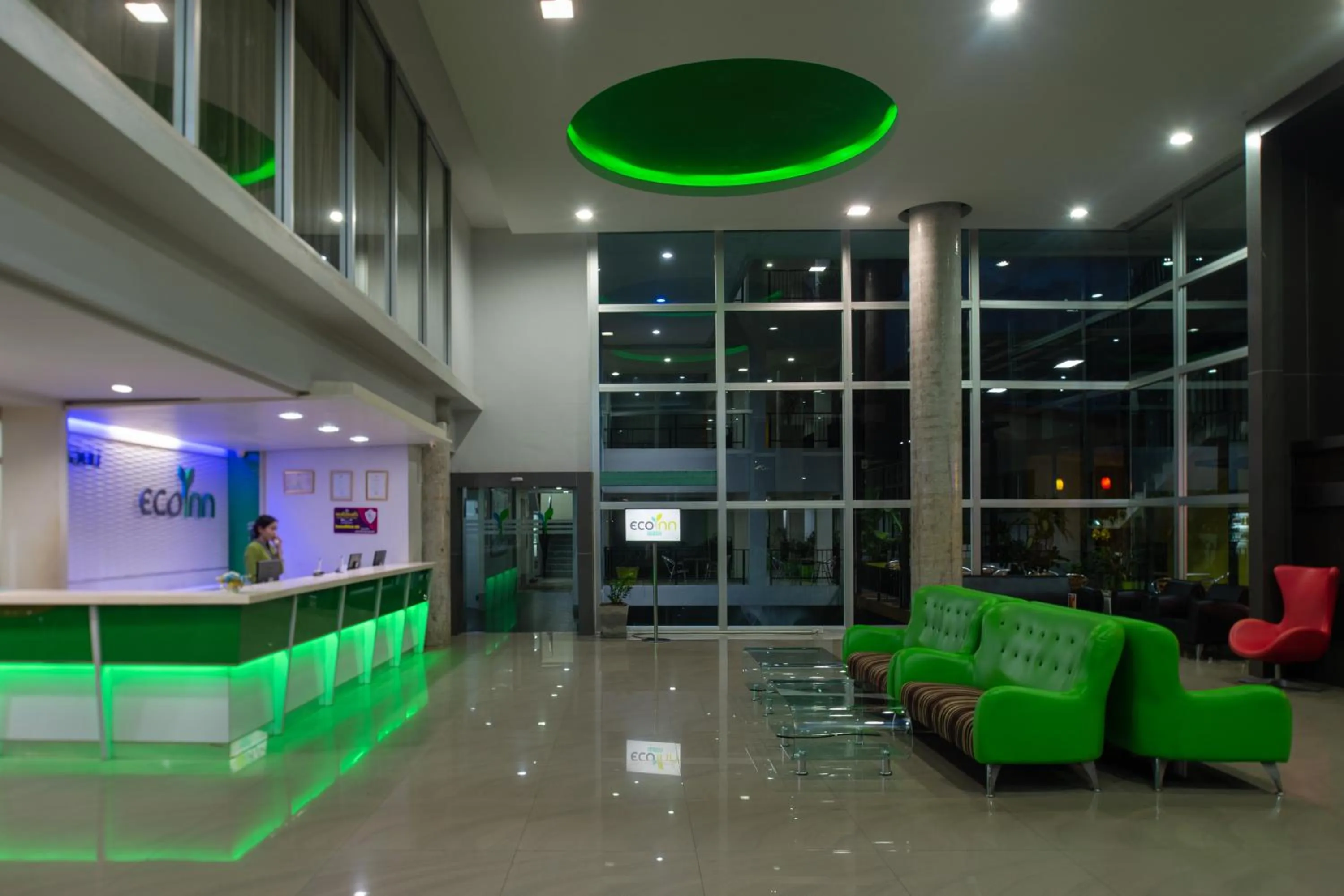 Lobby or reception in Eco Inn Prime Trang