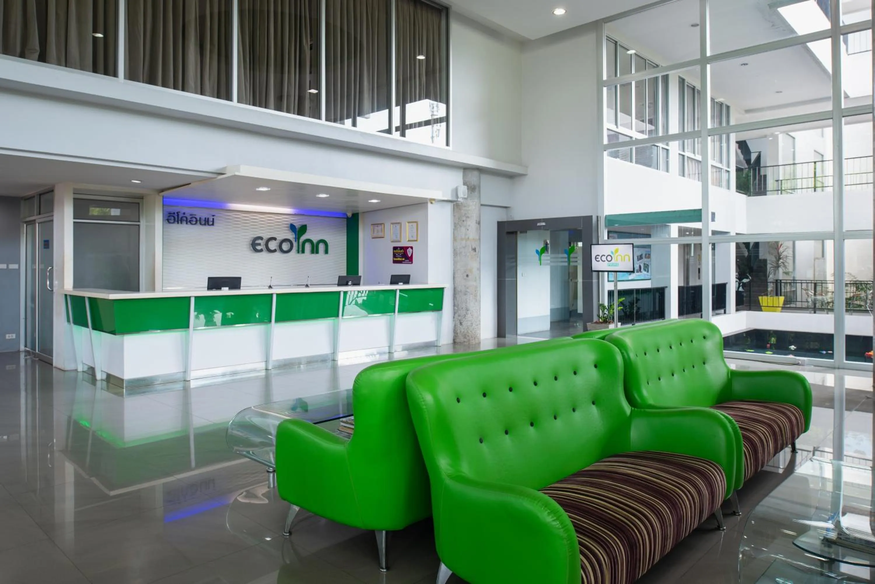 Lobby or reception in Eco Inn Prime Trang