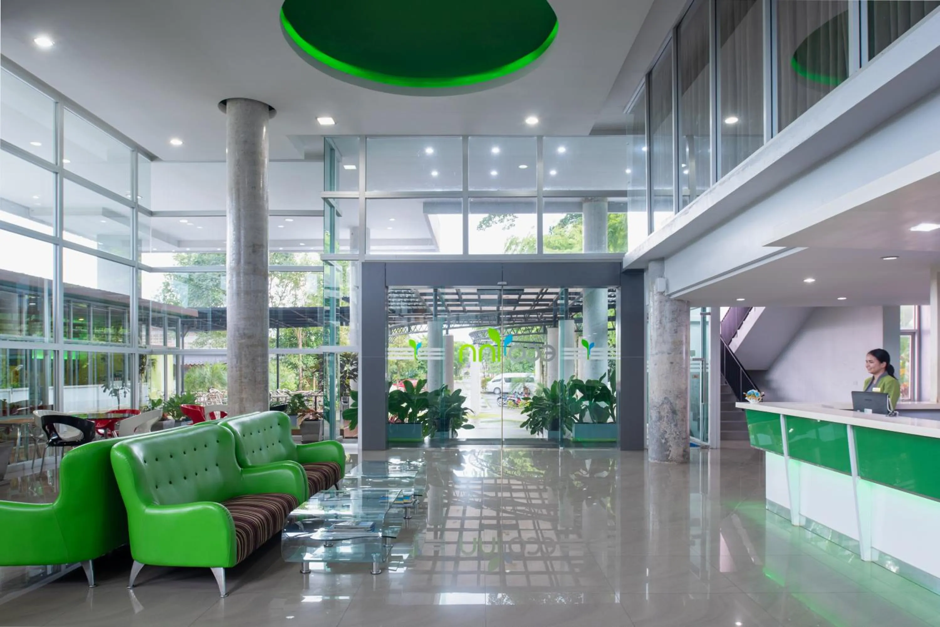 Lobby or reception in Eco Inn Prime Trang