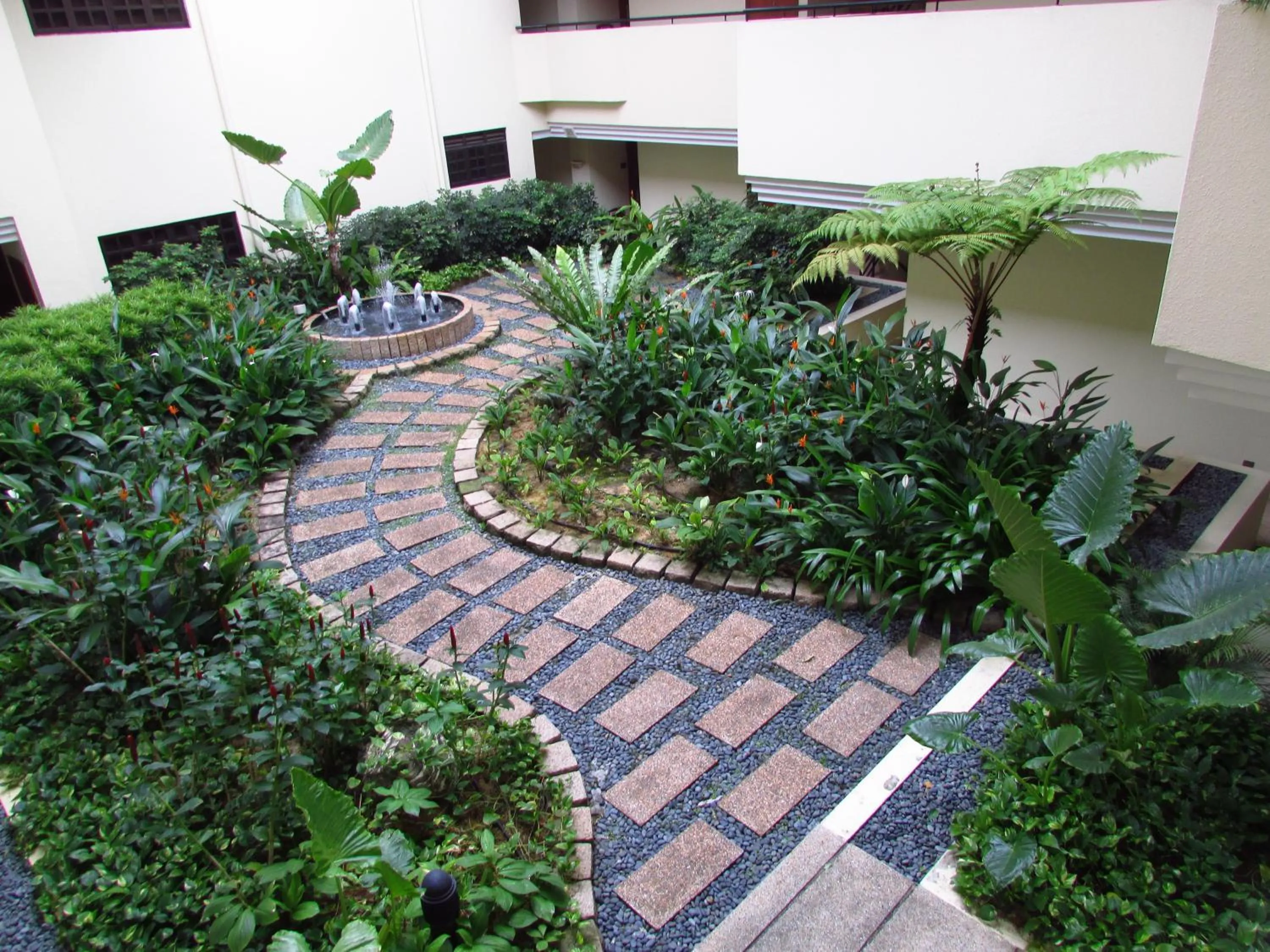 Garden in Alocassia Serviced Apartments