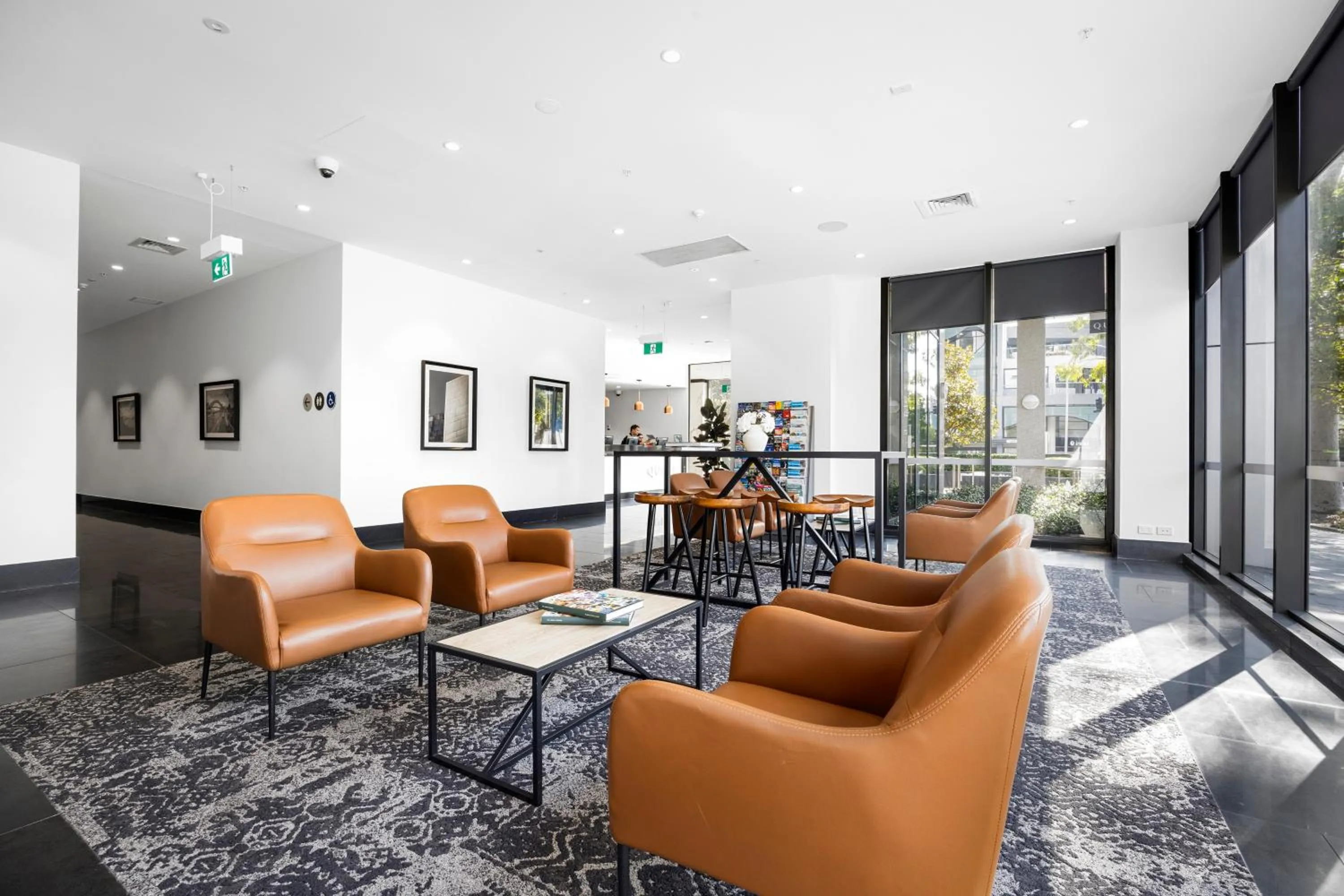 Lobby or reception in Quest Chatswood