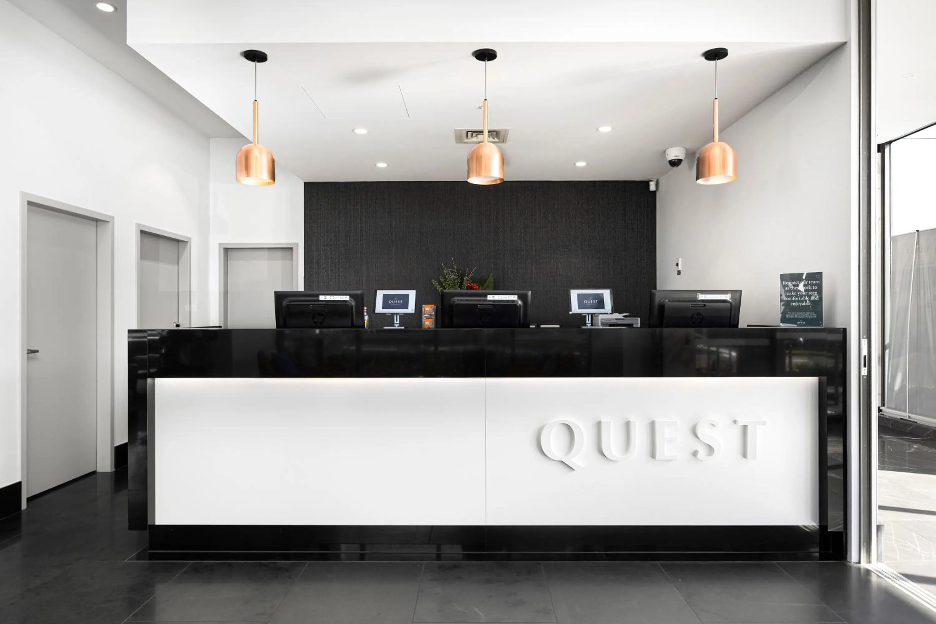 Lobby or reception in Quest Chatswood