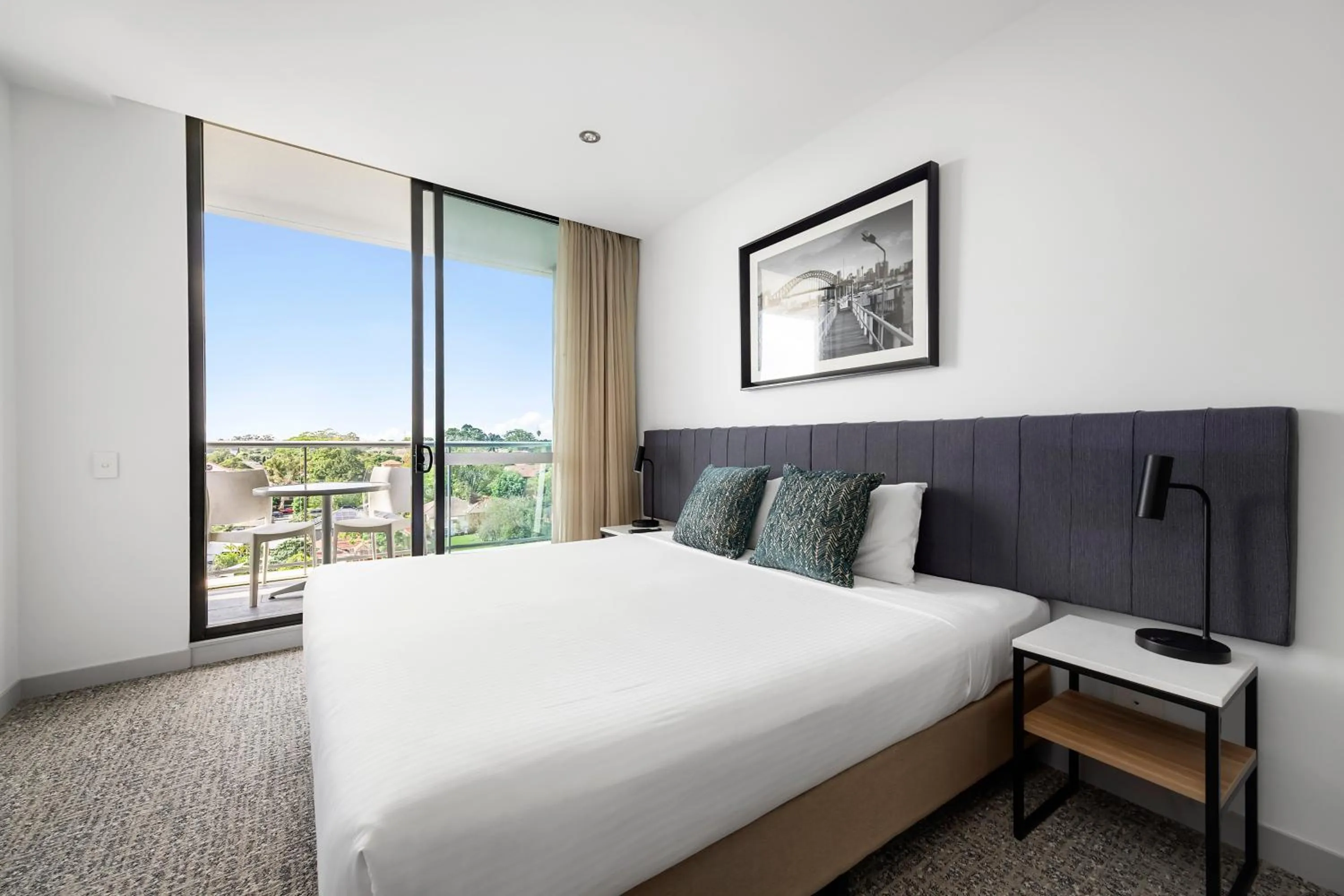 Bed in Quest Chatswood