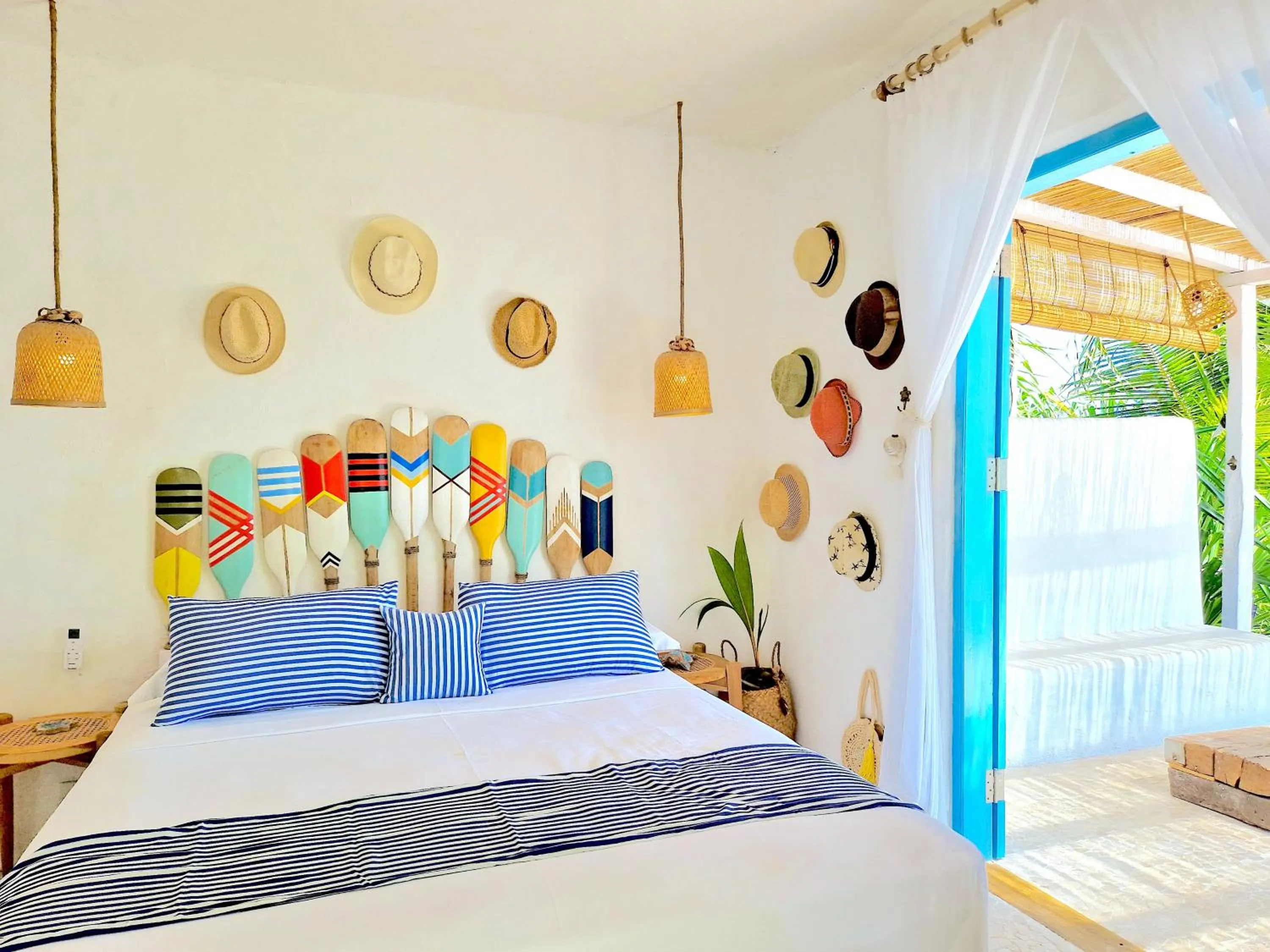 Beach, Bed in Coconut Garden Beach Resort