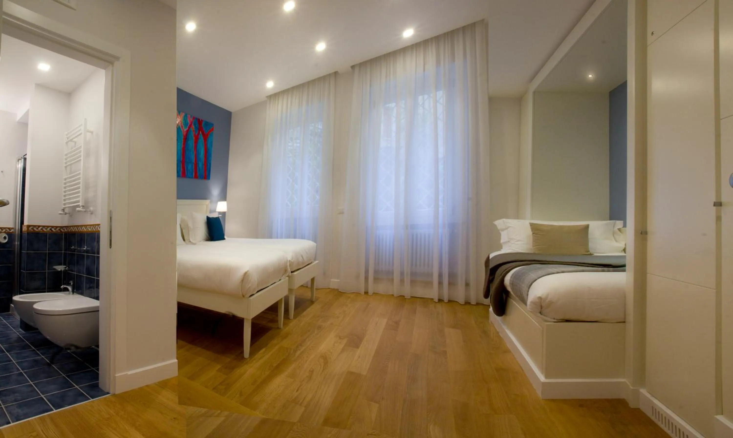 Bedroom, Bed in Ripense In Trastevere