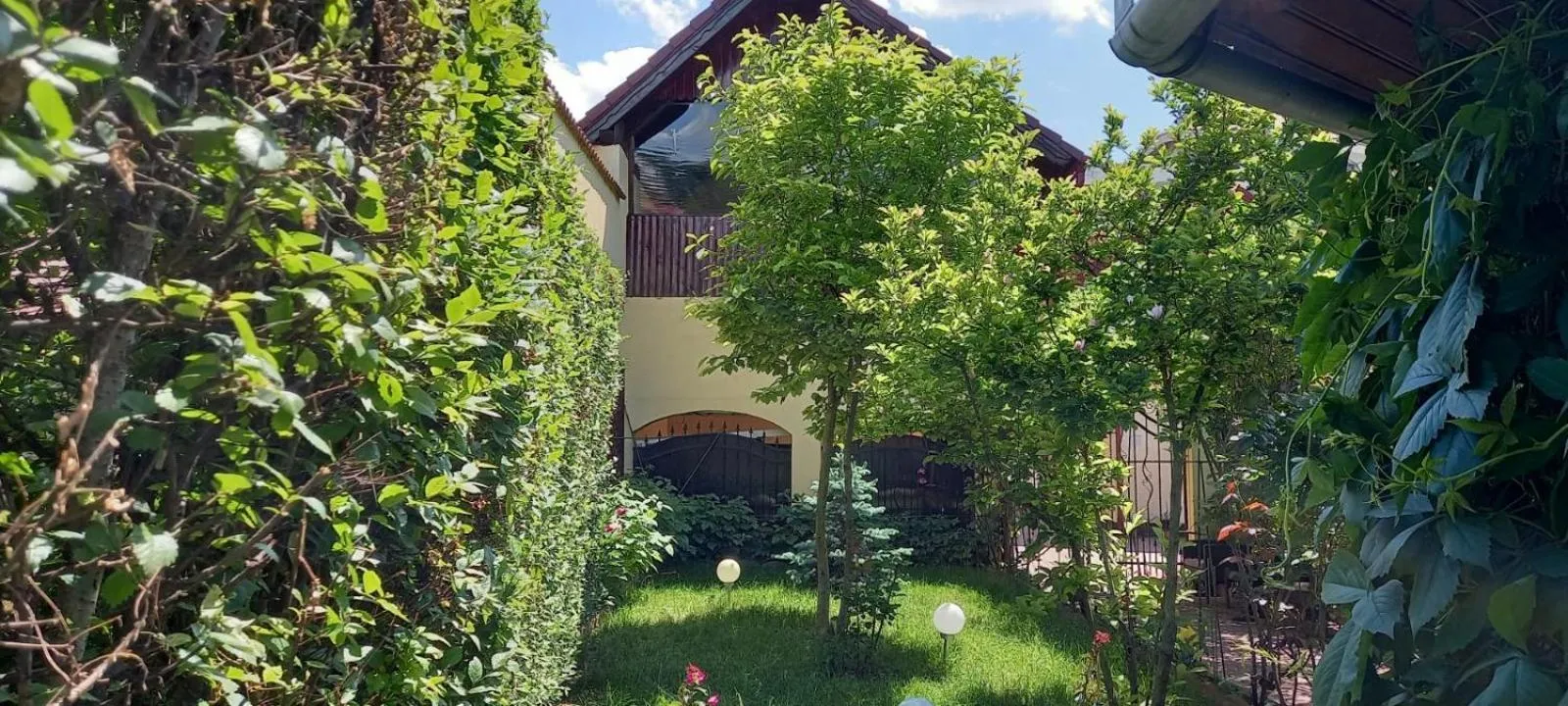 Garden in Pensiunea Magnolia