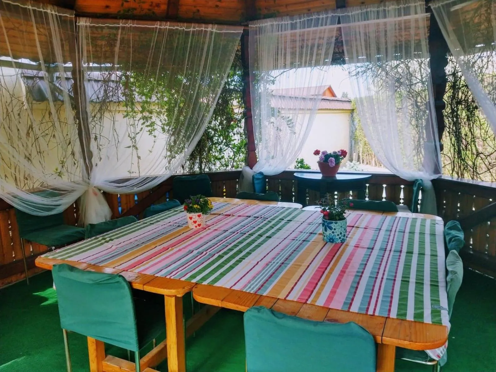 BBQ facilities in Pensiunea Magnolia