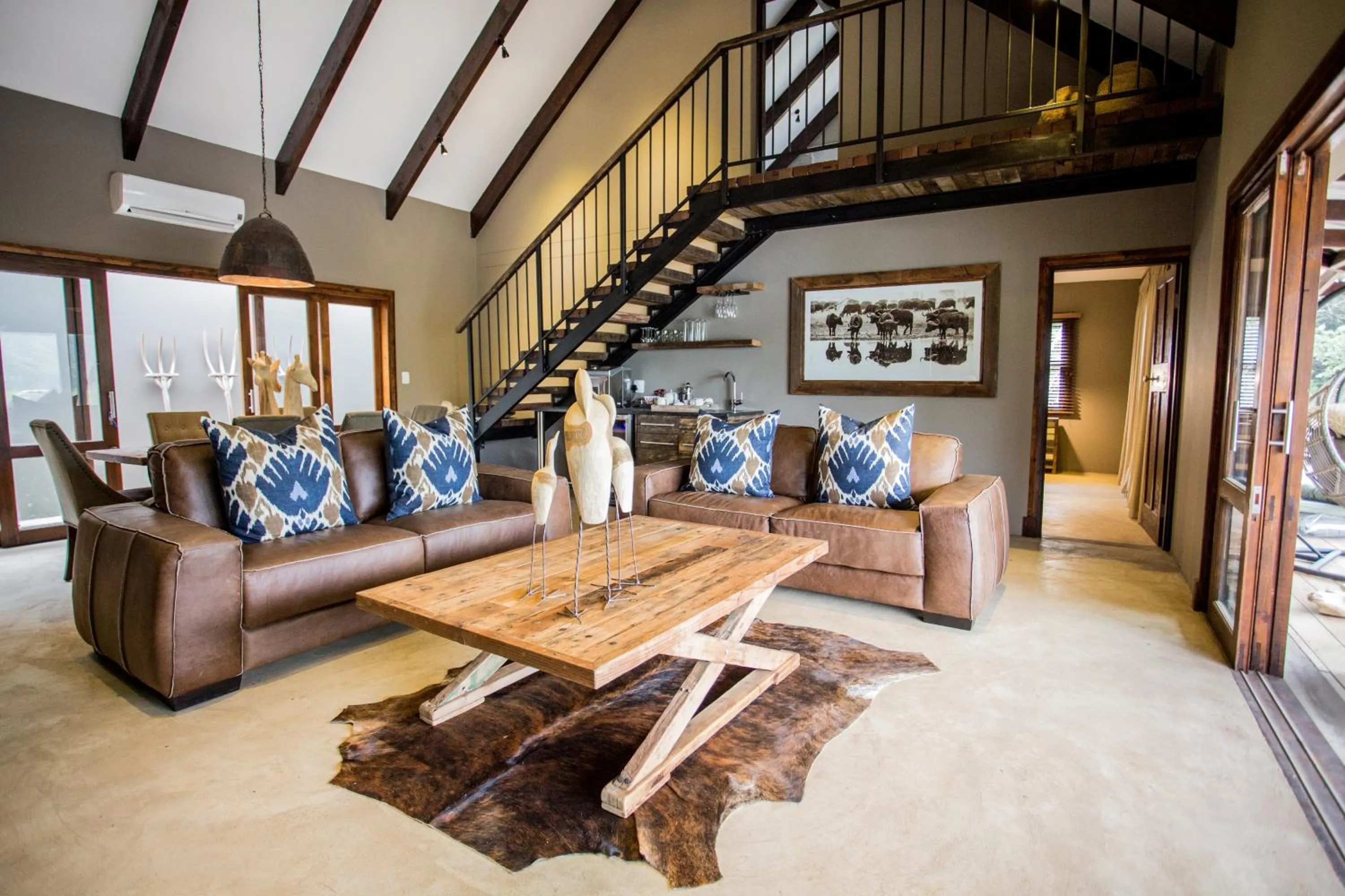 Living room in Botlierskop Bush Villas