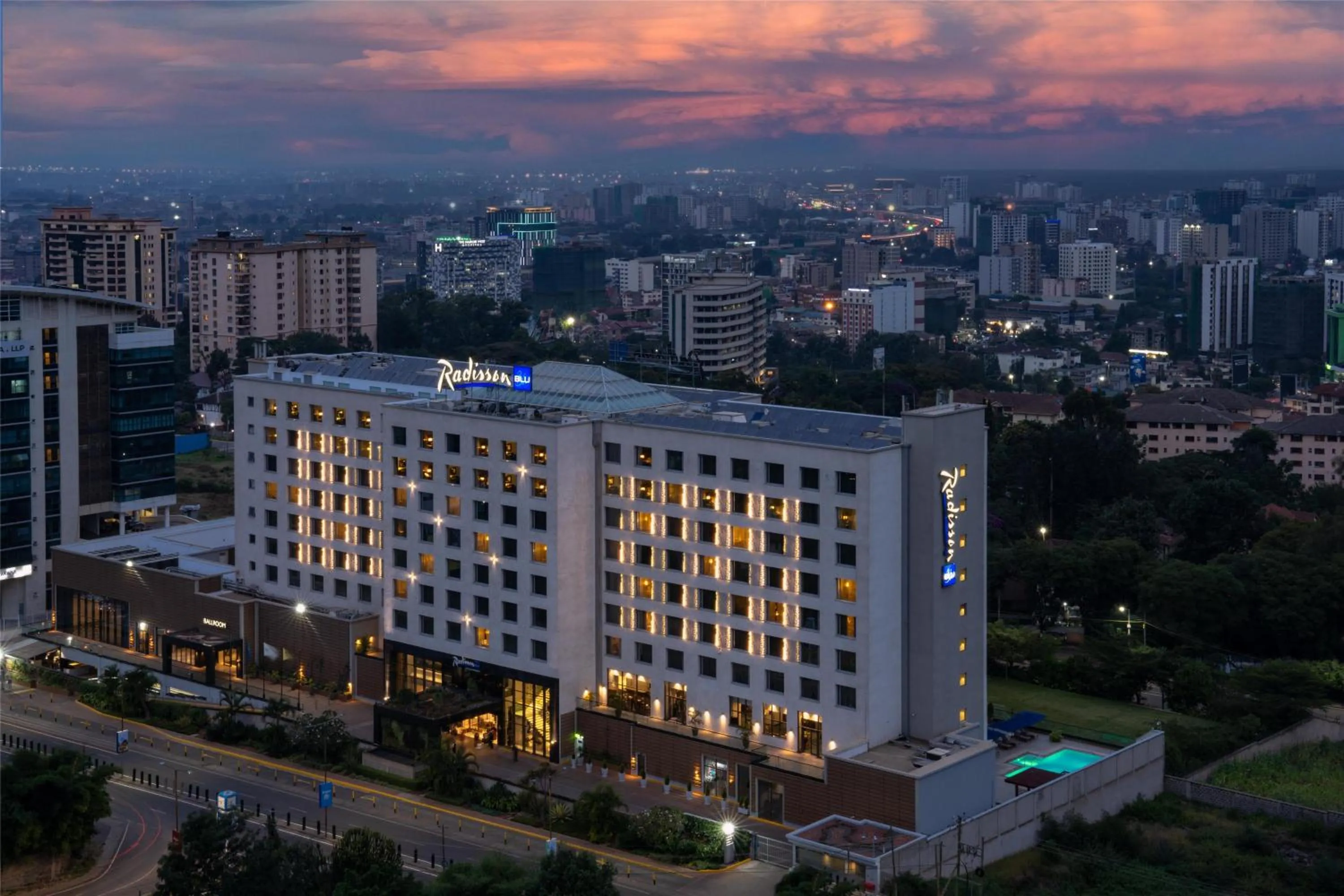 Property building in Radisson Blu Hotel, Nairobi Upper Hill