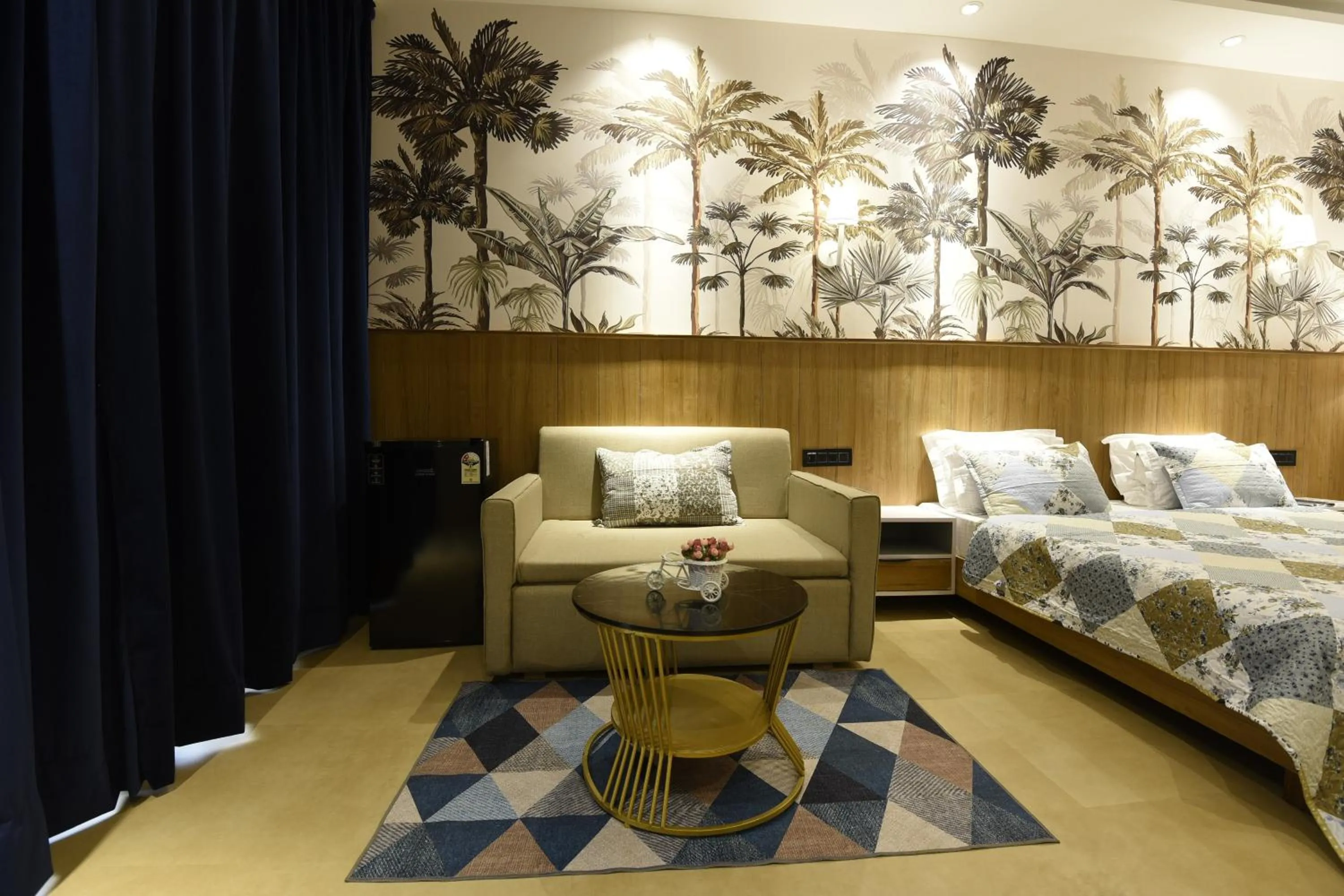 Bed in Eutopia Beach Resort