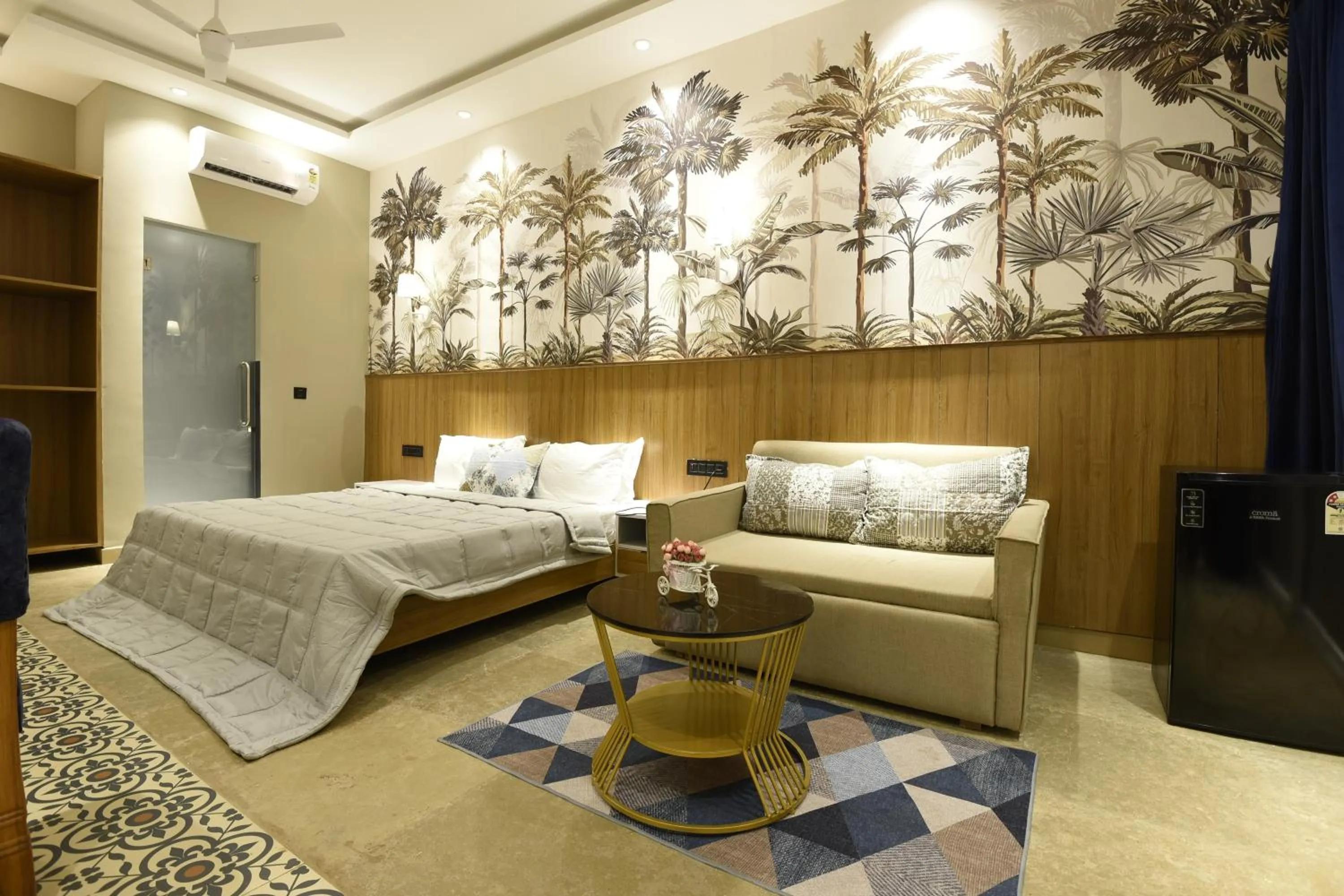 Bed in Eutopia Beach Resort