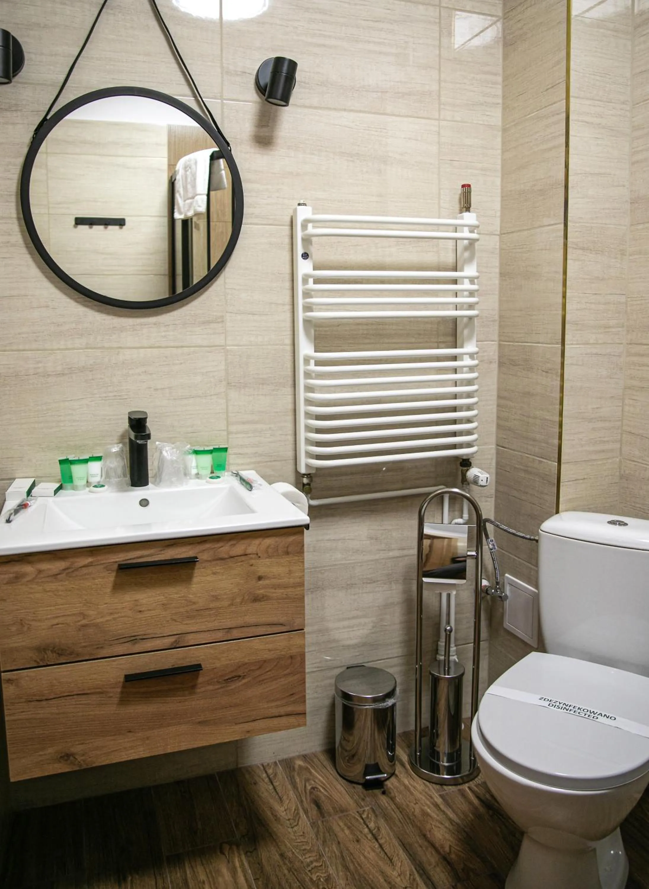 Toilet in Hotel Piast