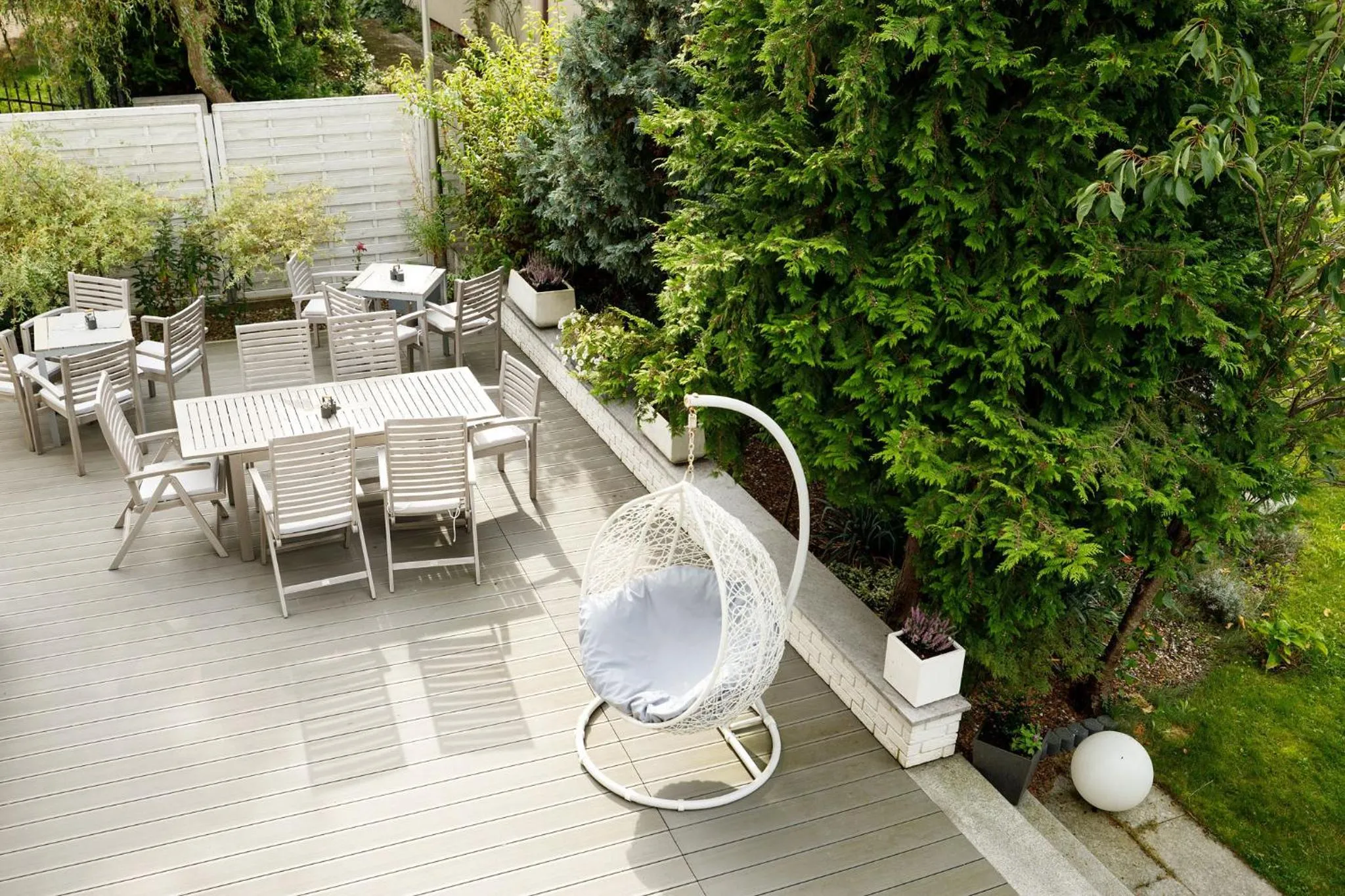 Garden view in Villa Astra Baltica