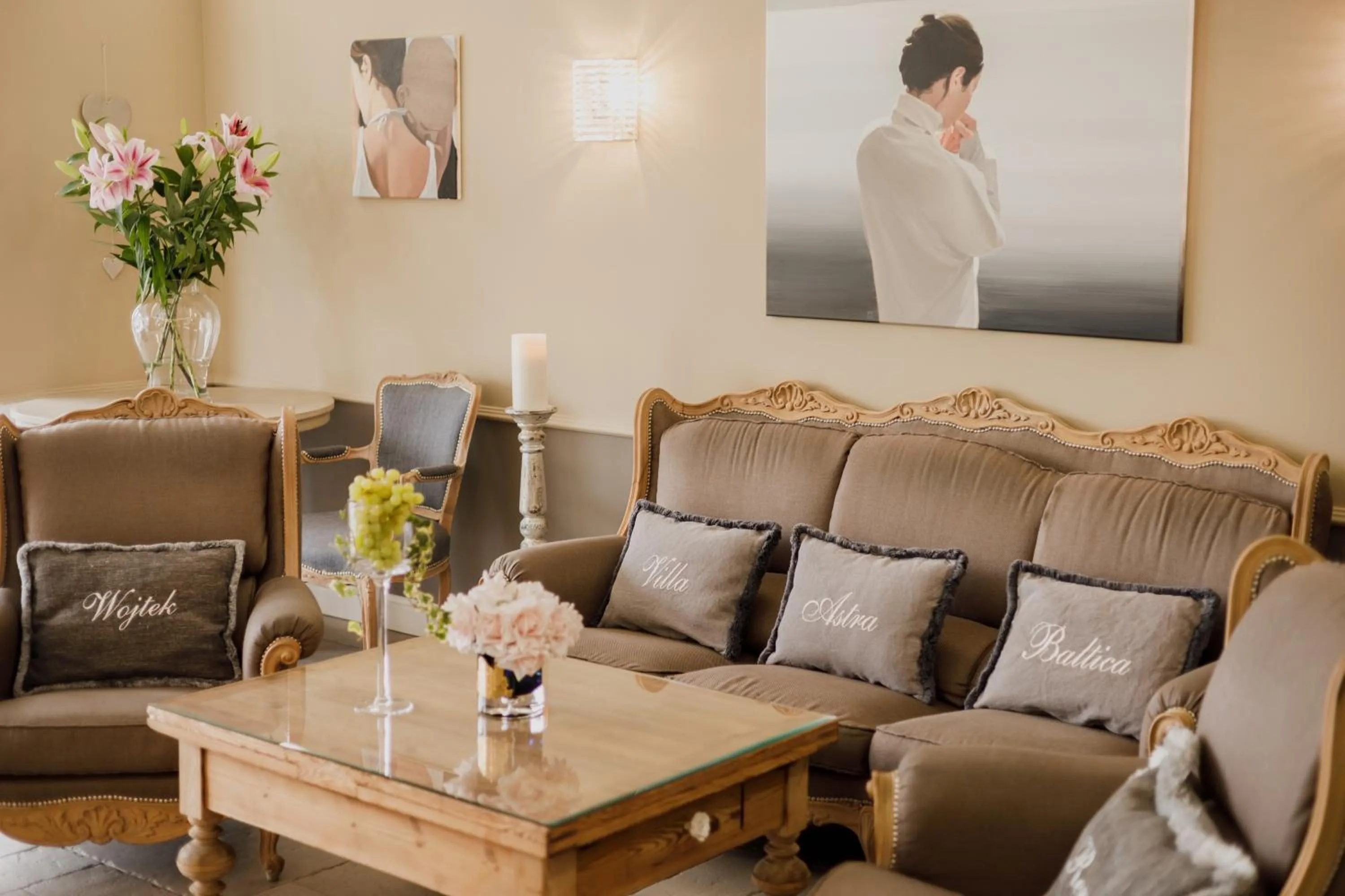 Decorative detail in Villa Astra Baltica