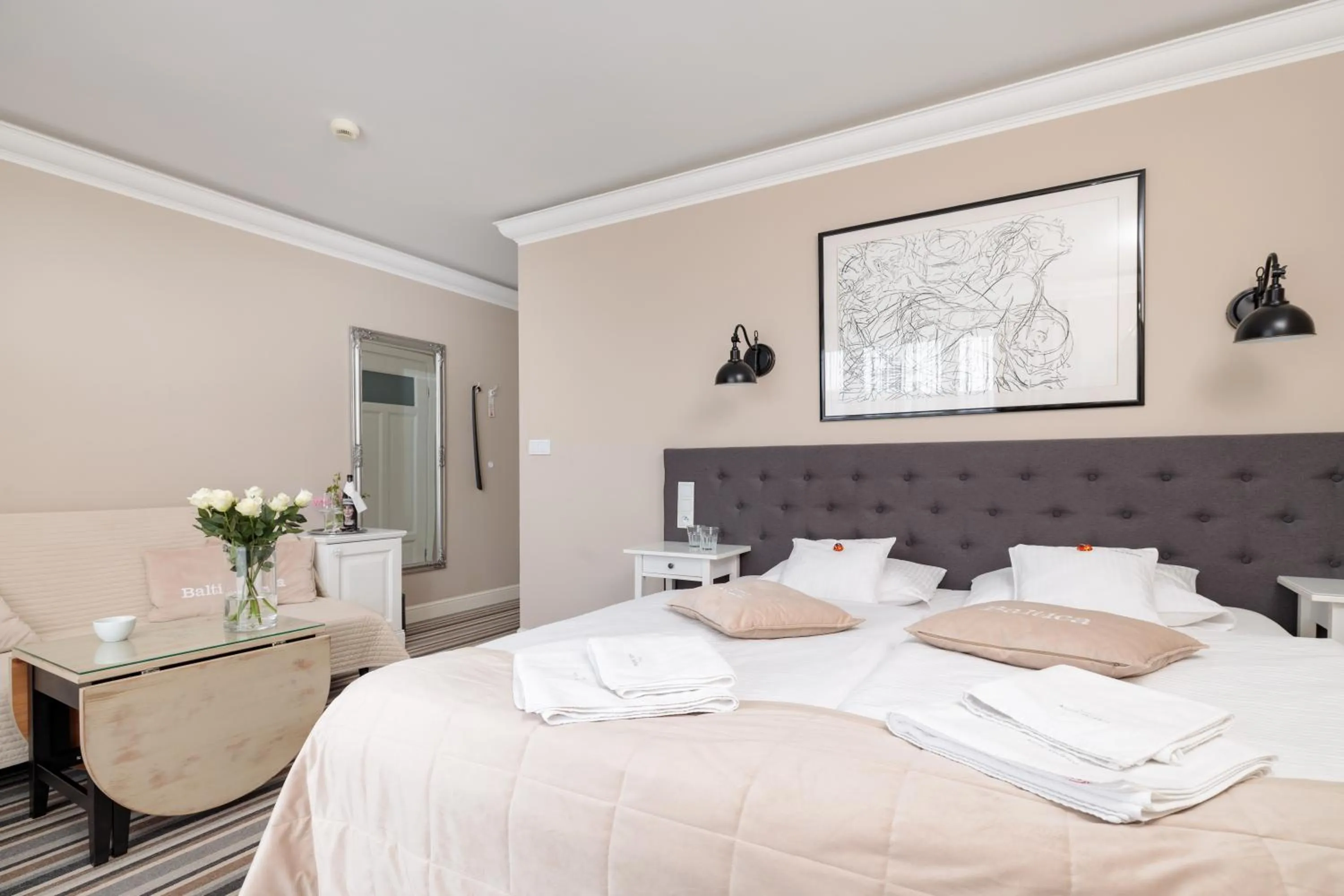 Bed in Villa Astra Baltica