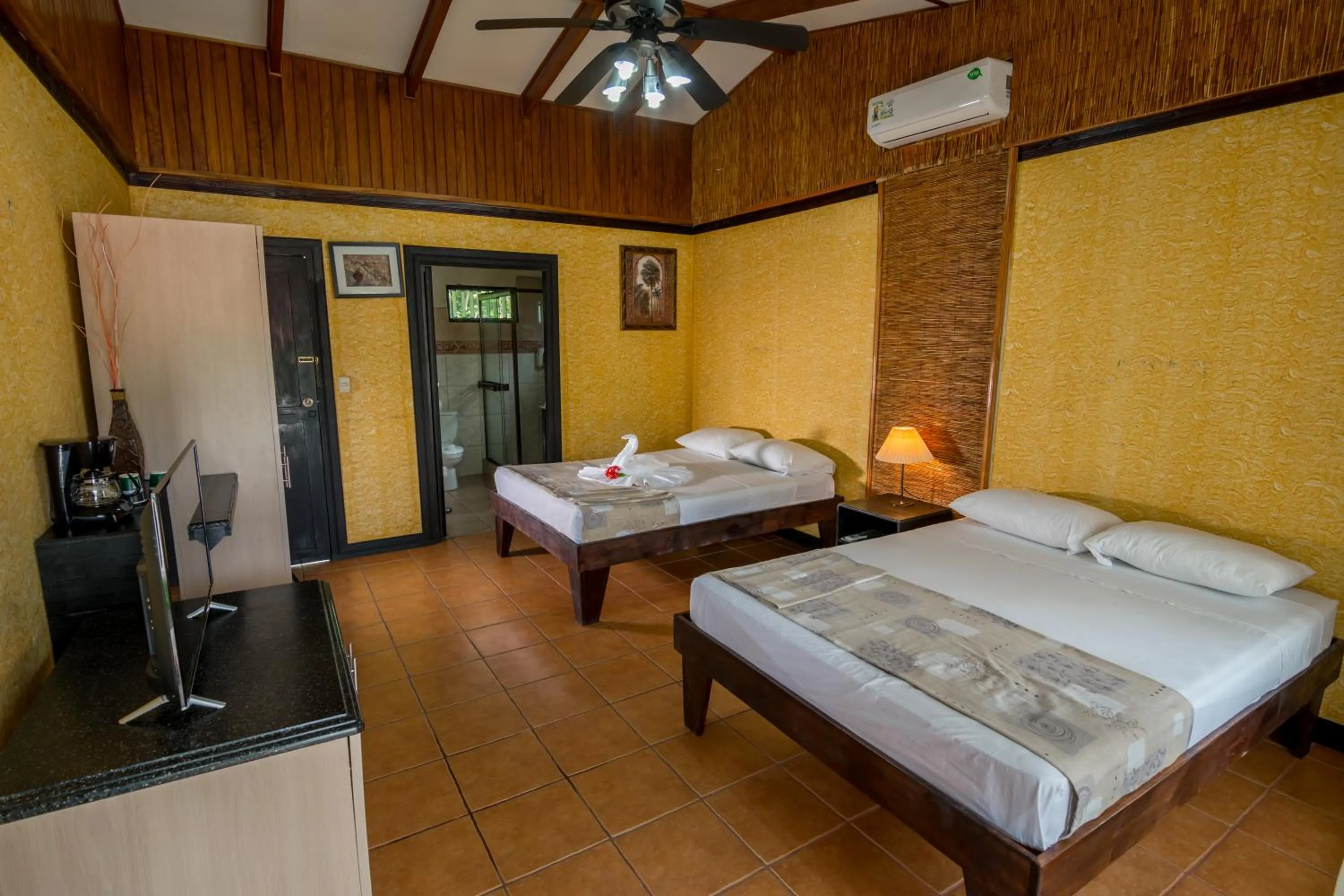 Bed in Pacific Paradise Resort