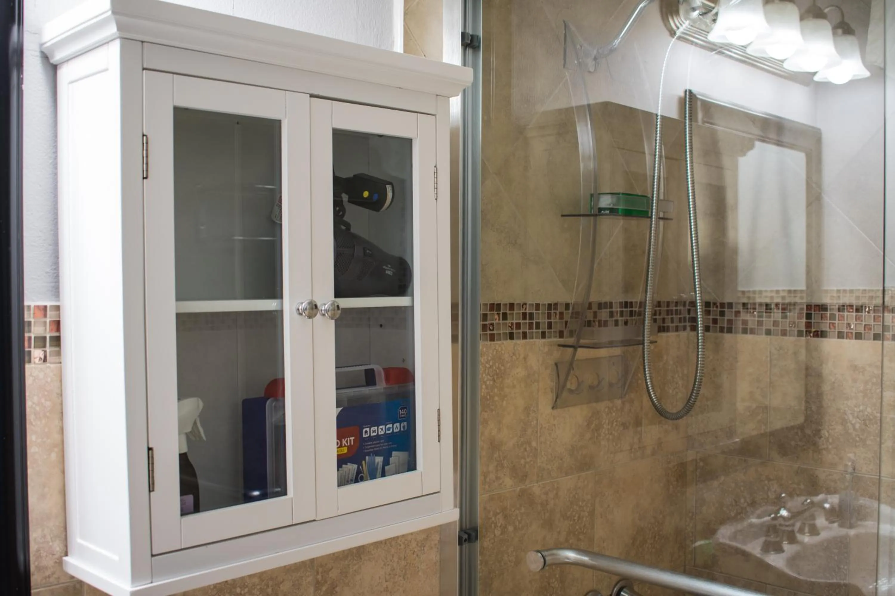 Shower in Casa Alexandria Guest Apartment