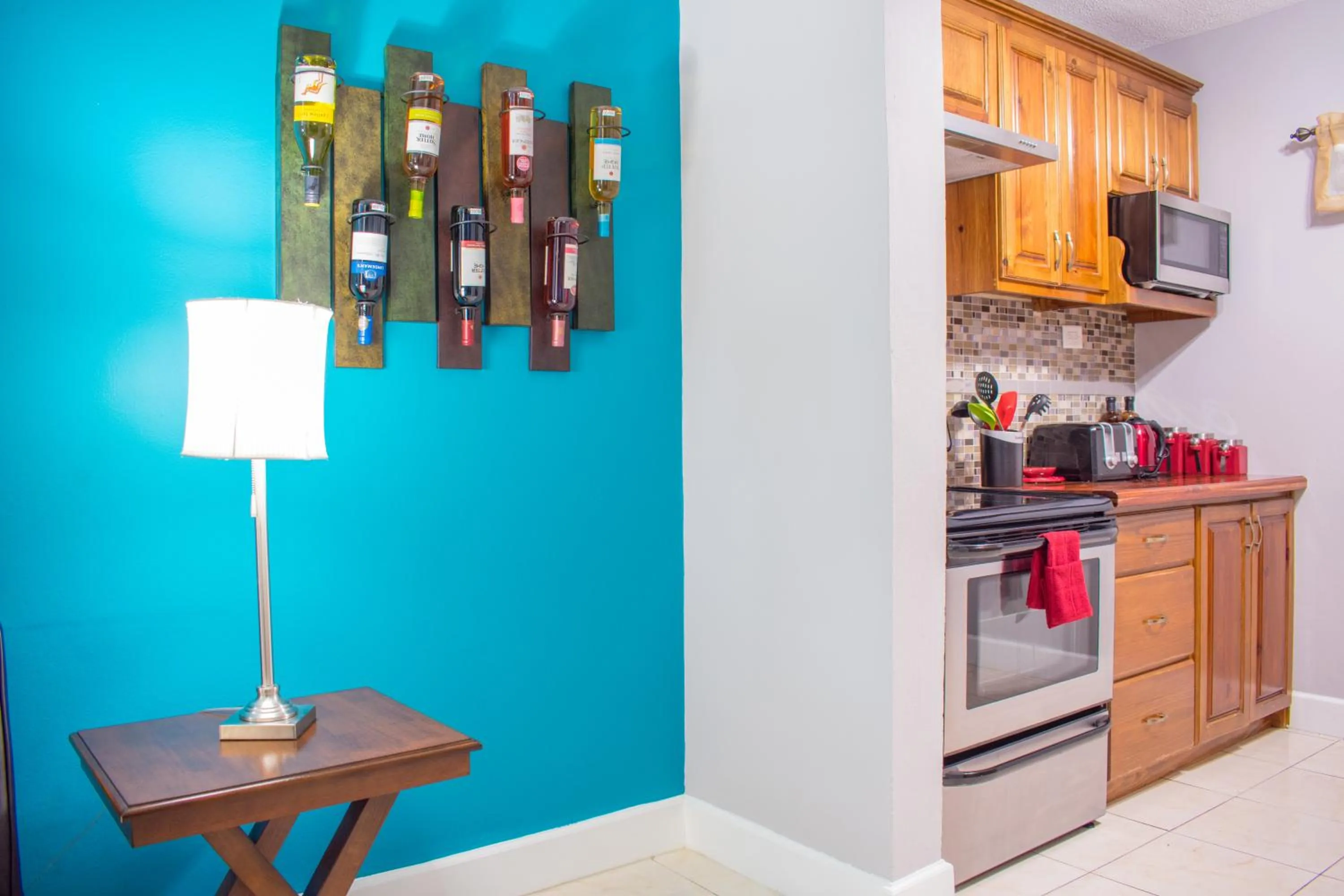 Kitchen or kitchenette in Casa Alexandria Guest Apartment