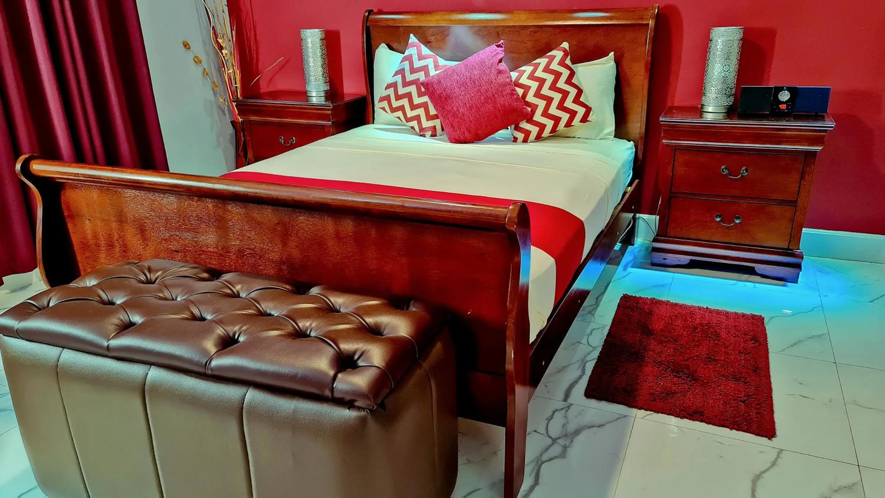 Bed in Casa Alexandria Guest Apartment