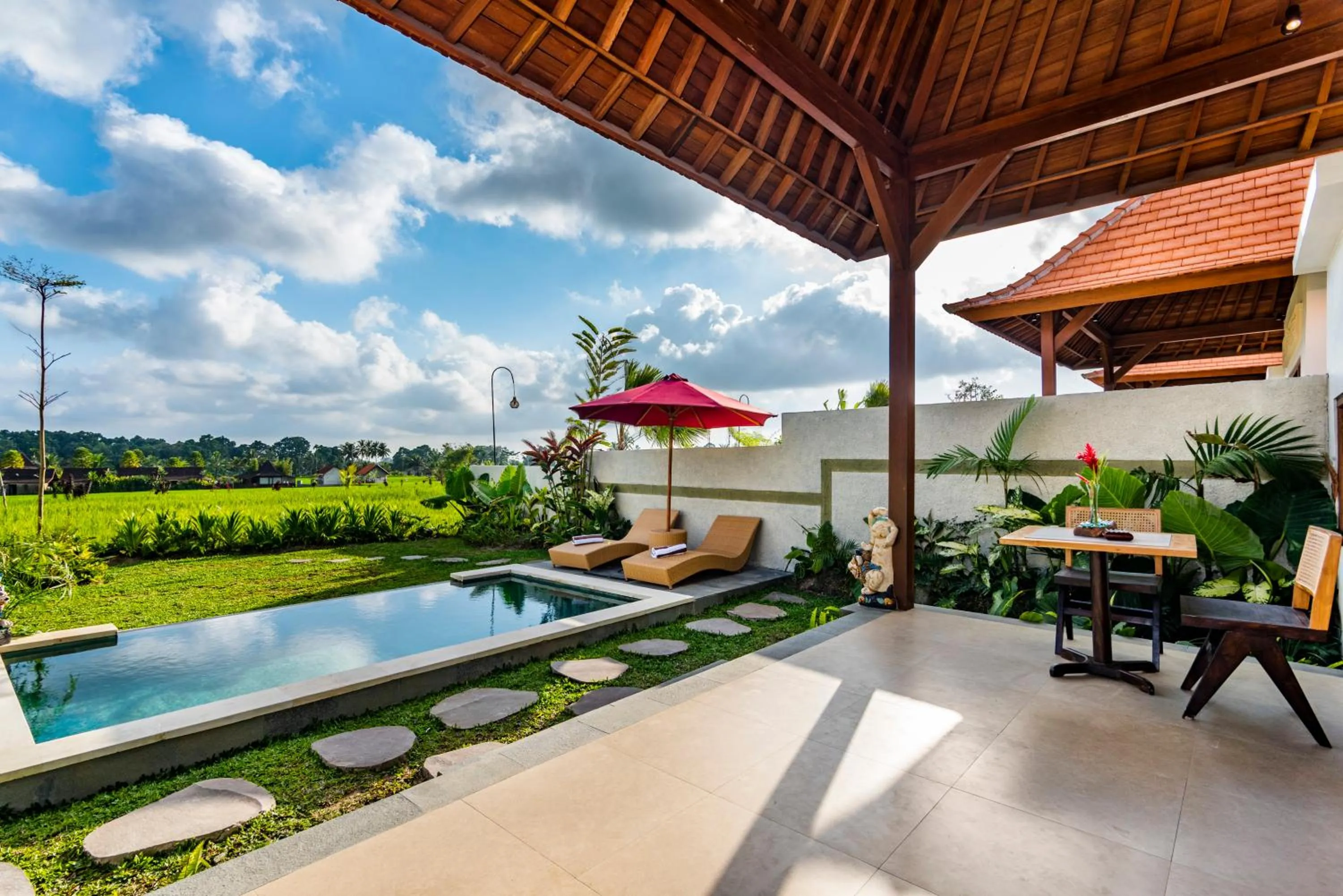 Patio in Akshaya Resort Ubud by Dhananjaya Hospitality