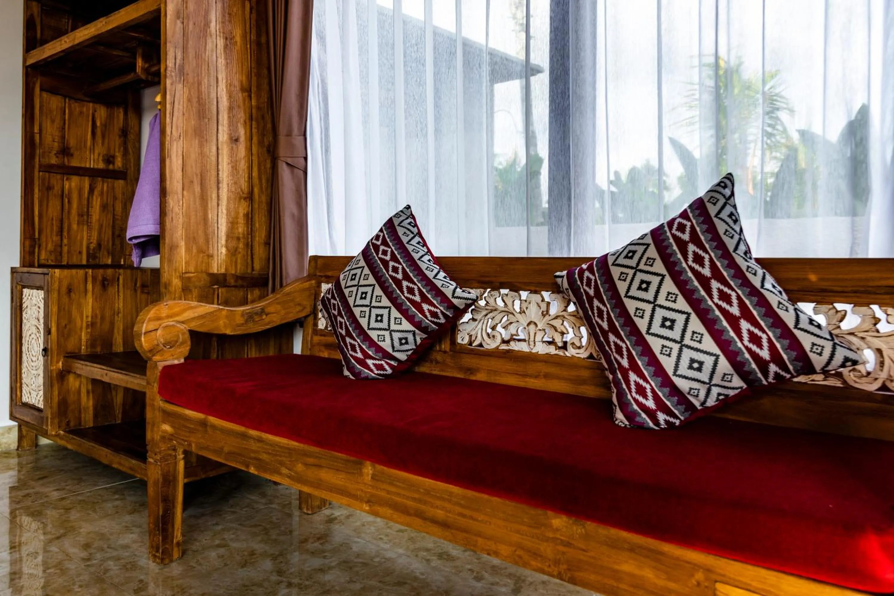 Living room in Akshaya Resort Ubud by Dhananjaya Hospitality