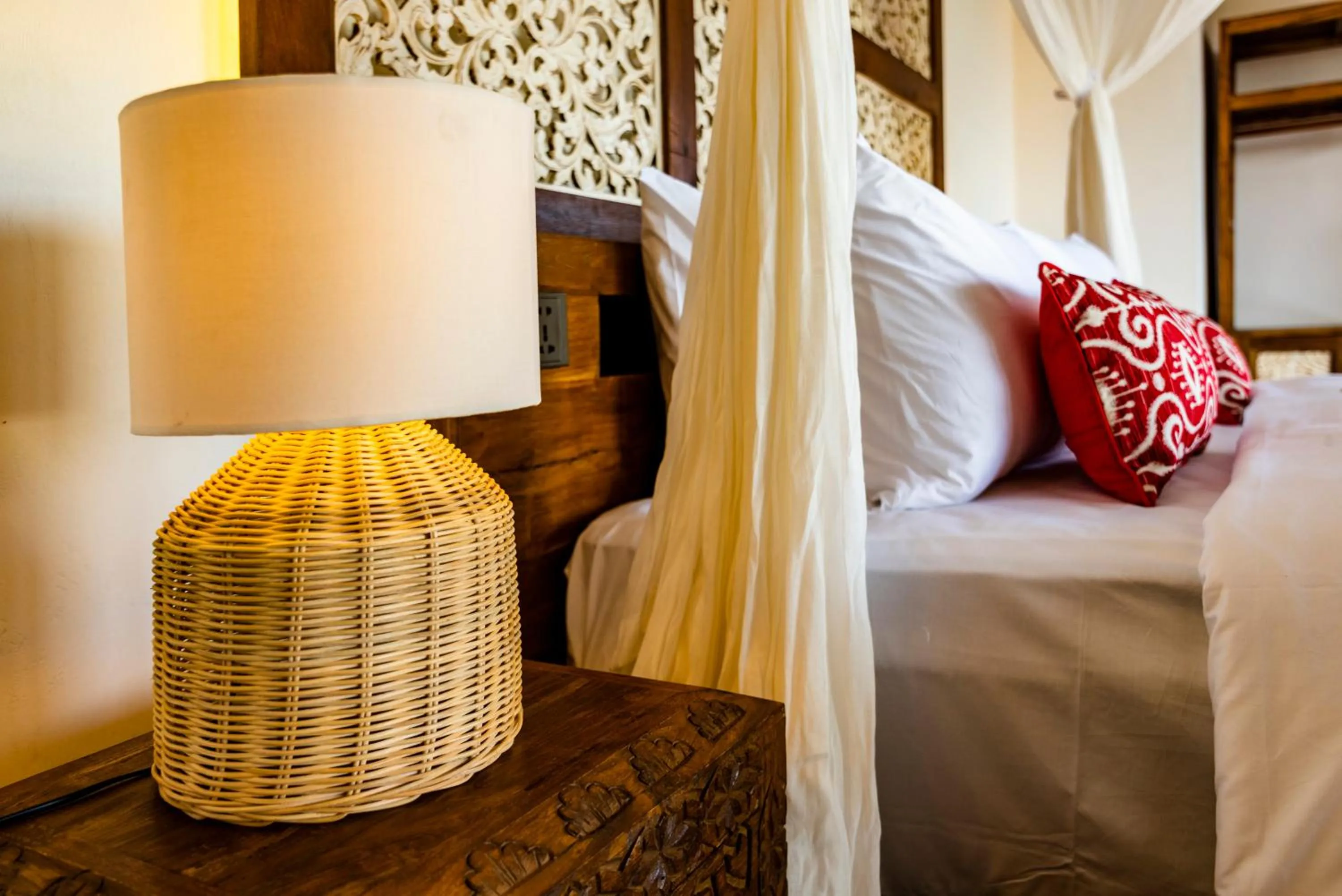 Bed in Akshaya Resort Ubud by Dhananjaya Hospitality