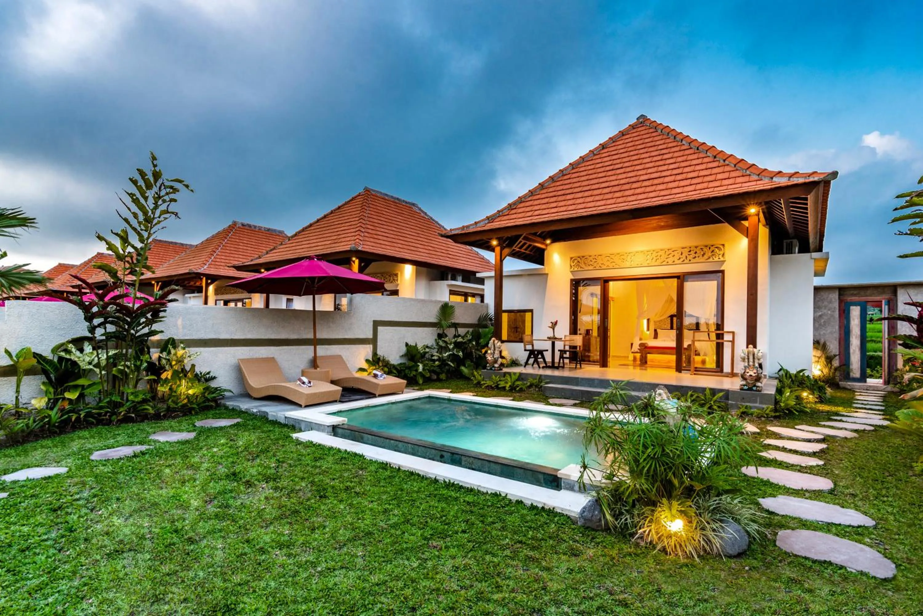 Garden view in Akshaya Resort Ubud by Dhananjaya Hospitality