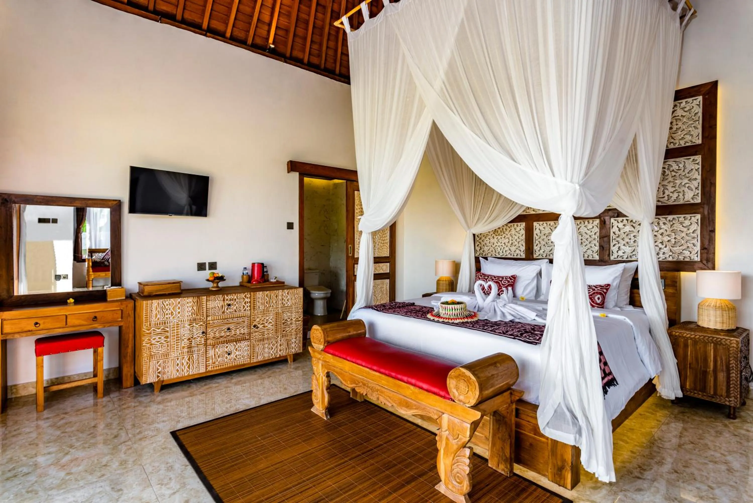 Bedroom, Bed in Akshaya Resort Ubud by Dhananjaya Hospitality