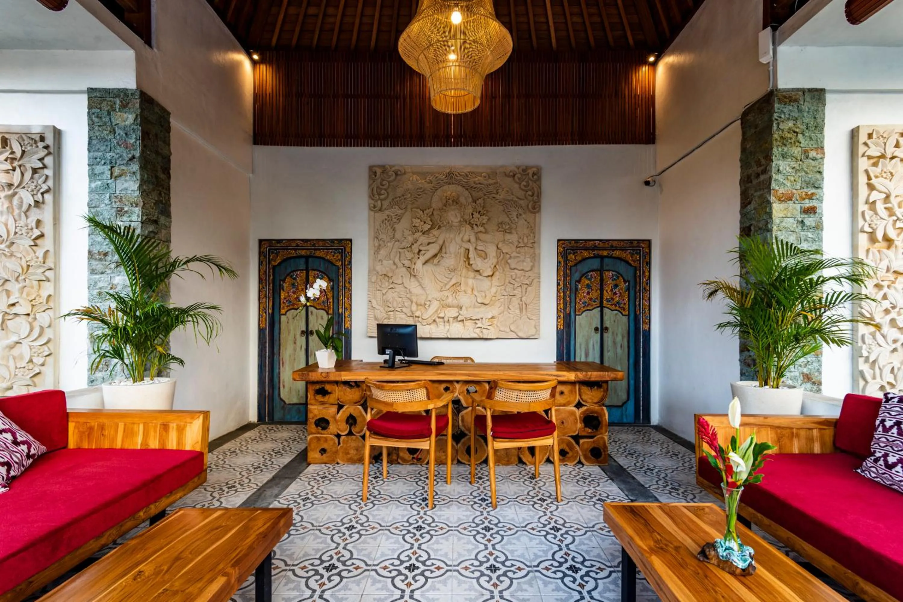 Lobby or reception in Akshaya Resort Ubud by Dhananjaya Hospitality