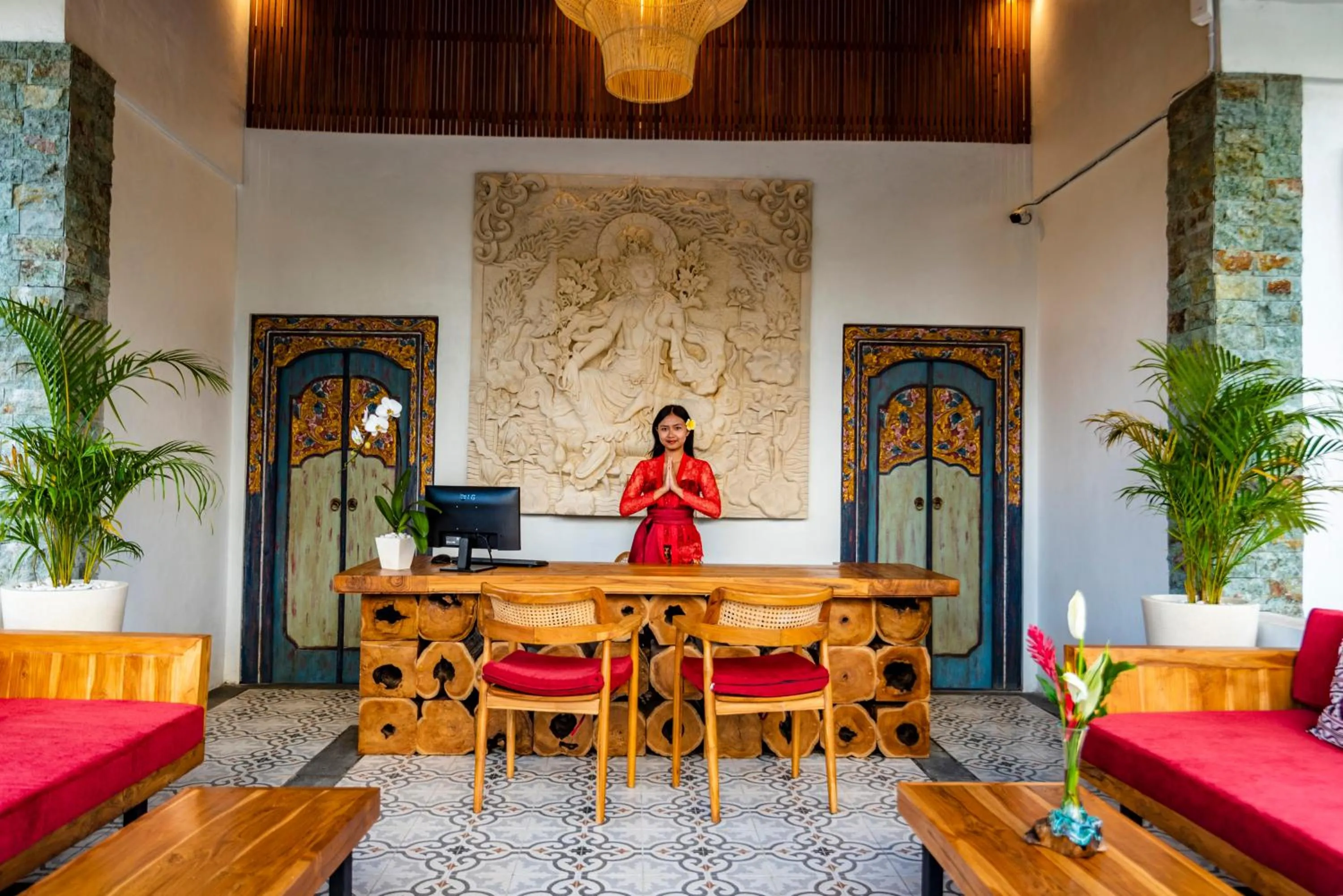 Lobby or reception in Akshaya Resort Ubud by Dhananjaya Hospitality