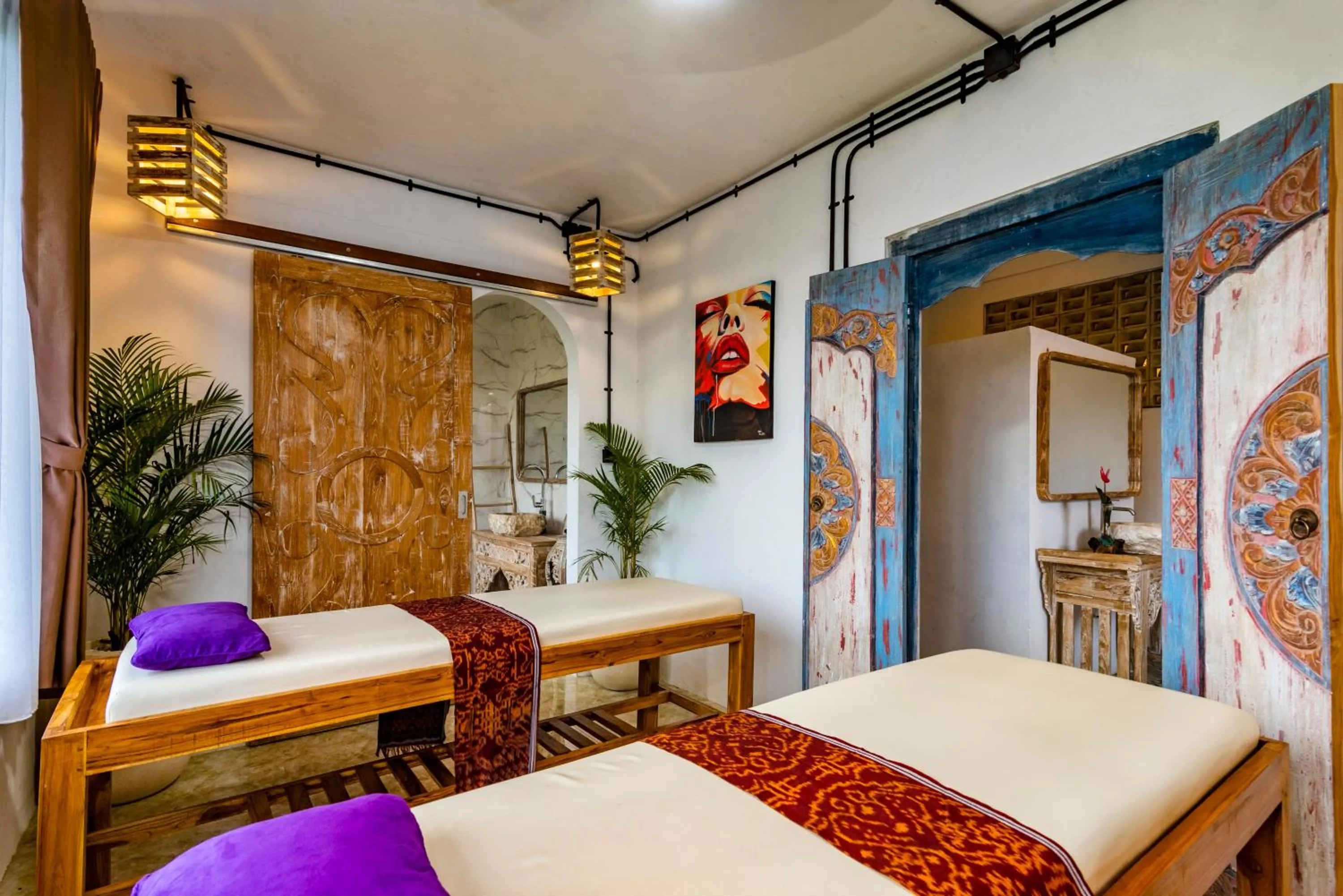 Spa and wellness centre/facilities, Bed in Akshaya Resort Ubud by Dhananjaya Hospitality