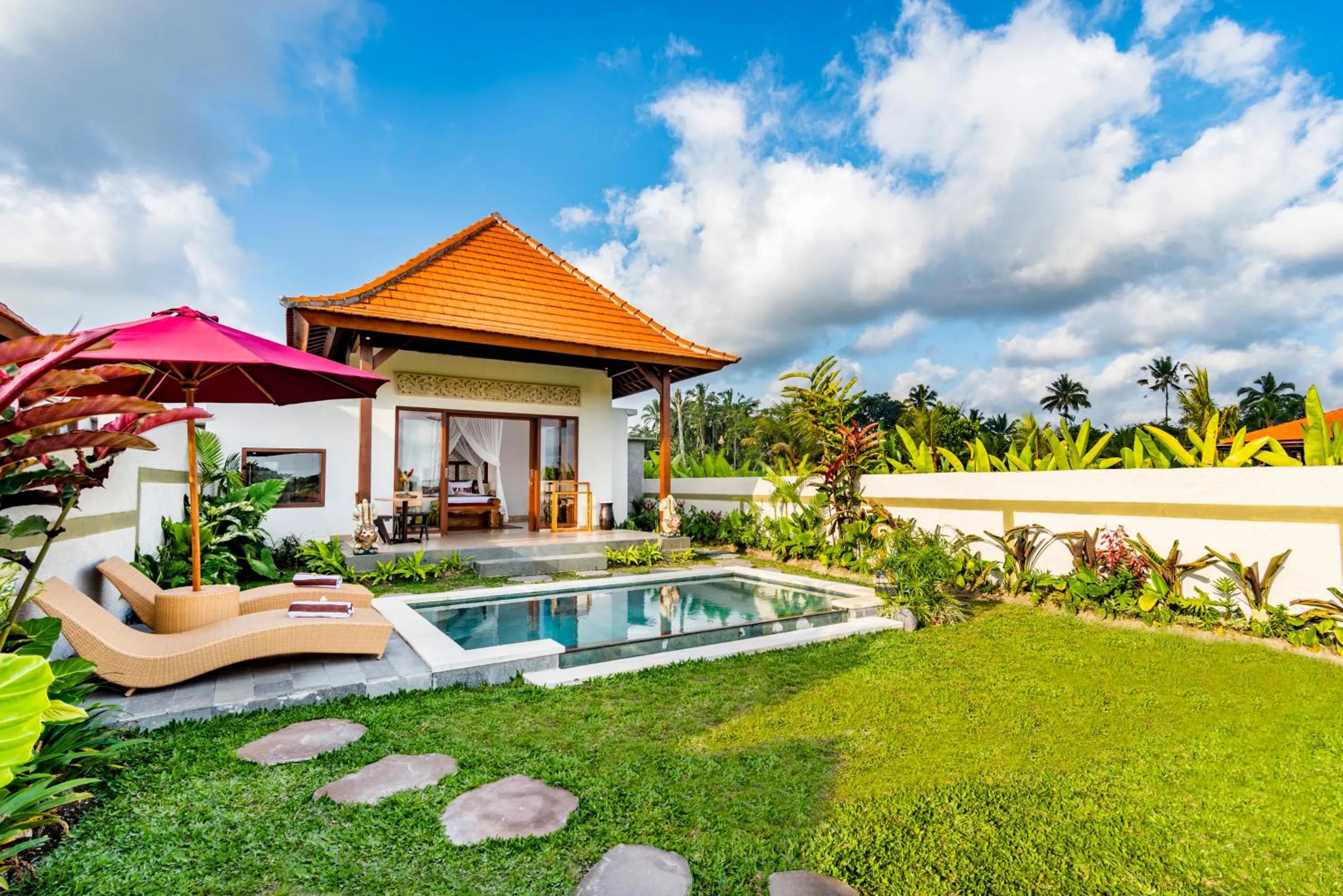 Garden view in Akshaya Resort Ubud by Dhananjaya Hospitality
