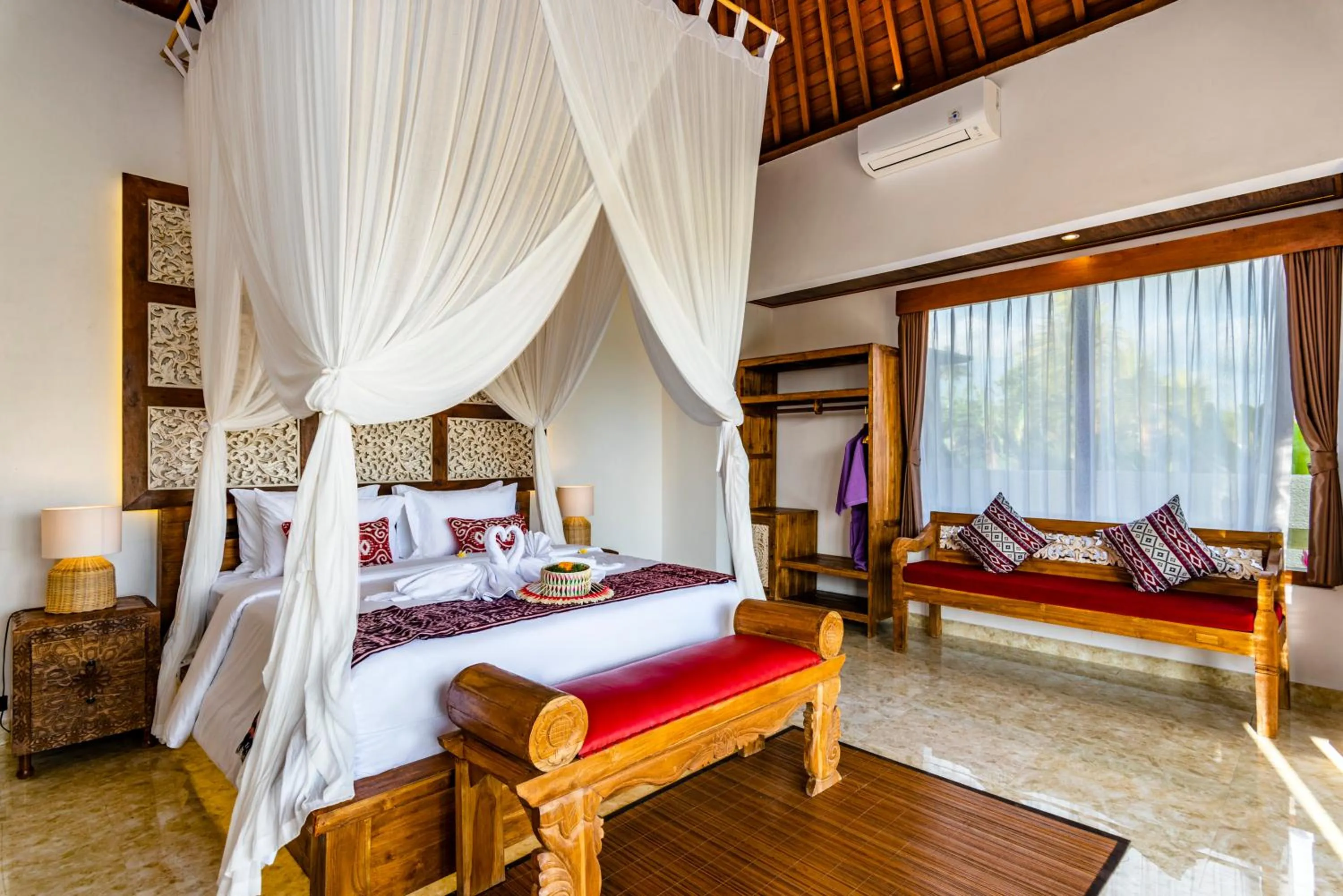 Photo of the whole room, Bed in Akshaya Resort Ubud by Dhananjaya Hospitality
