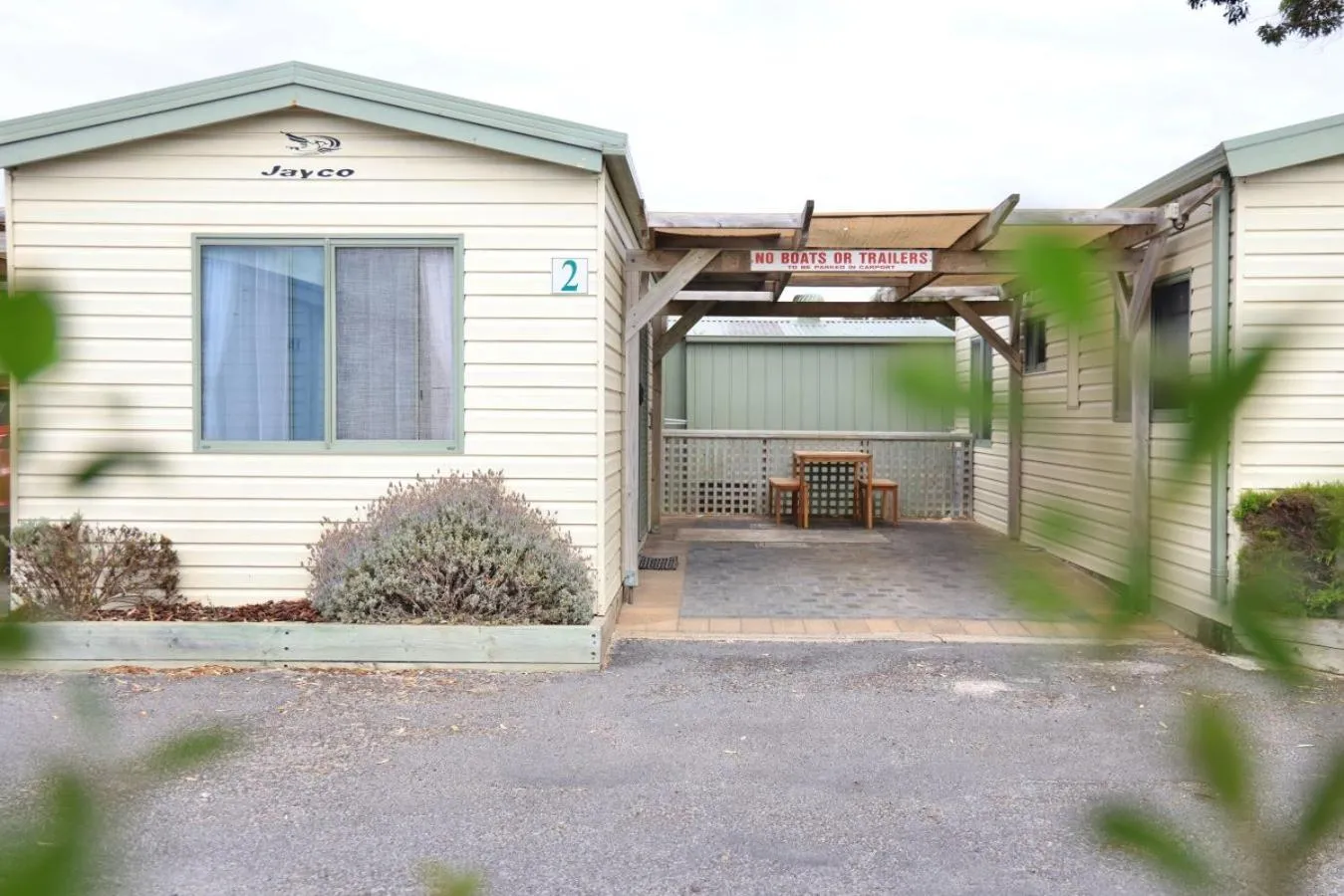 Parking in Sea Vu Caravan Park