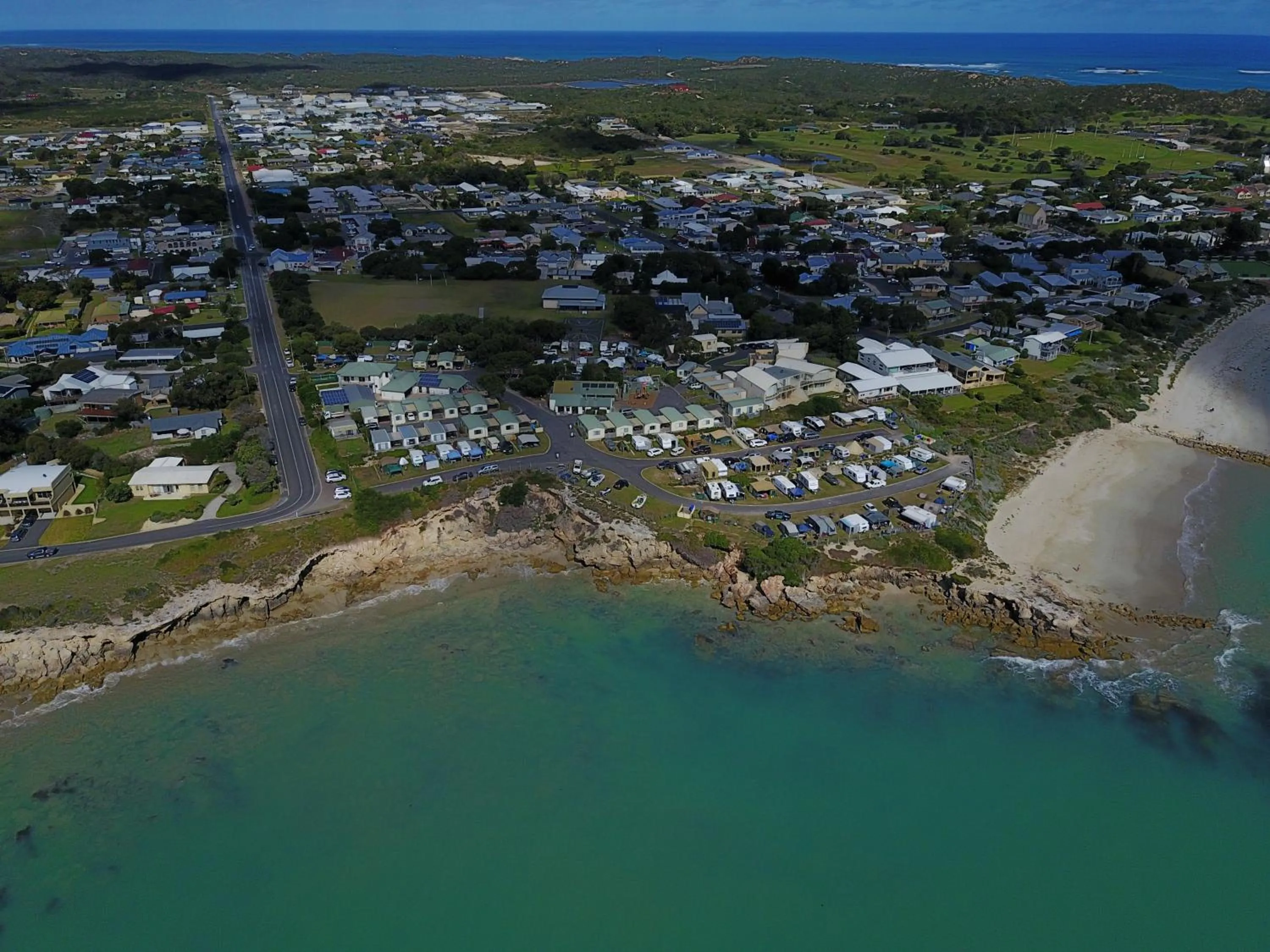 Bird's eye view in Sea Vu Caravan Park