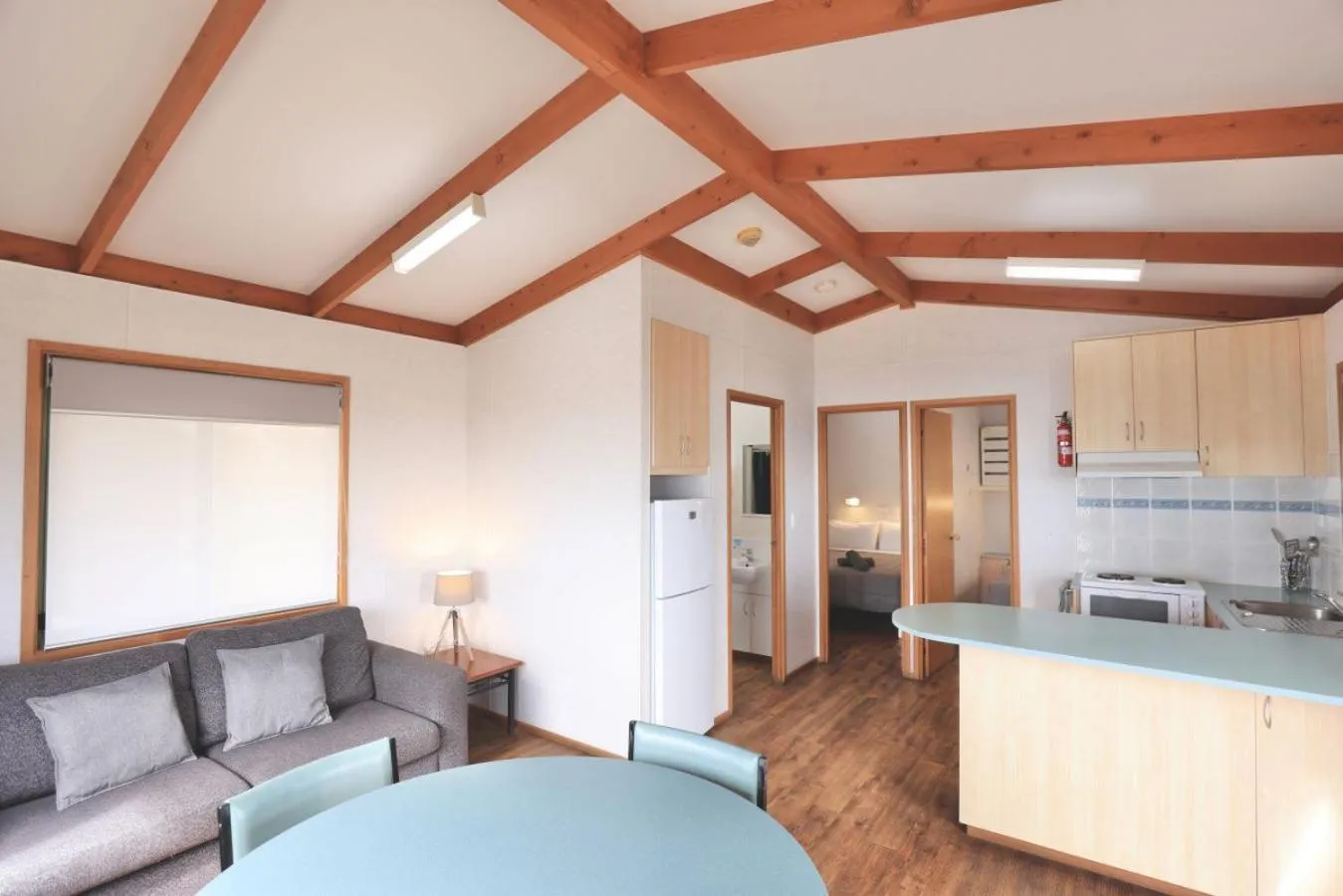 Living room in Sea Vu Caravan Park