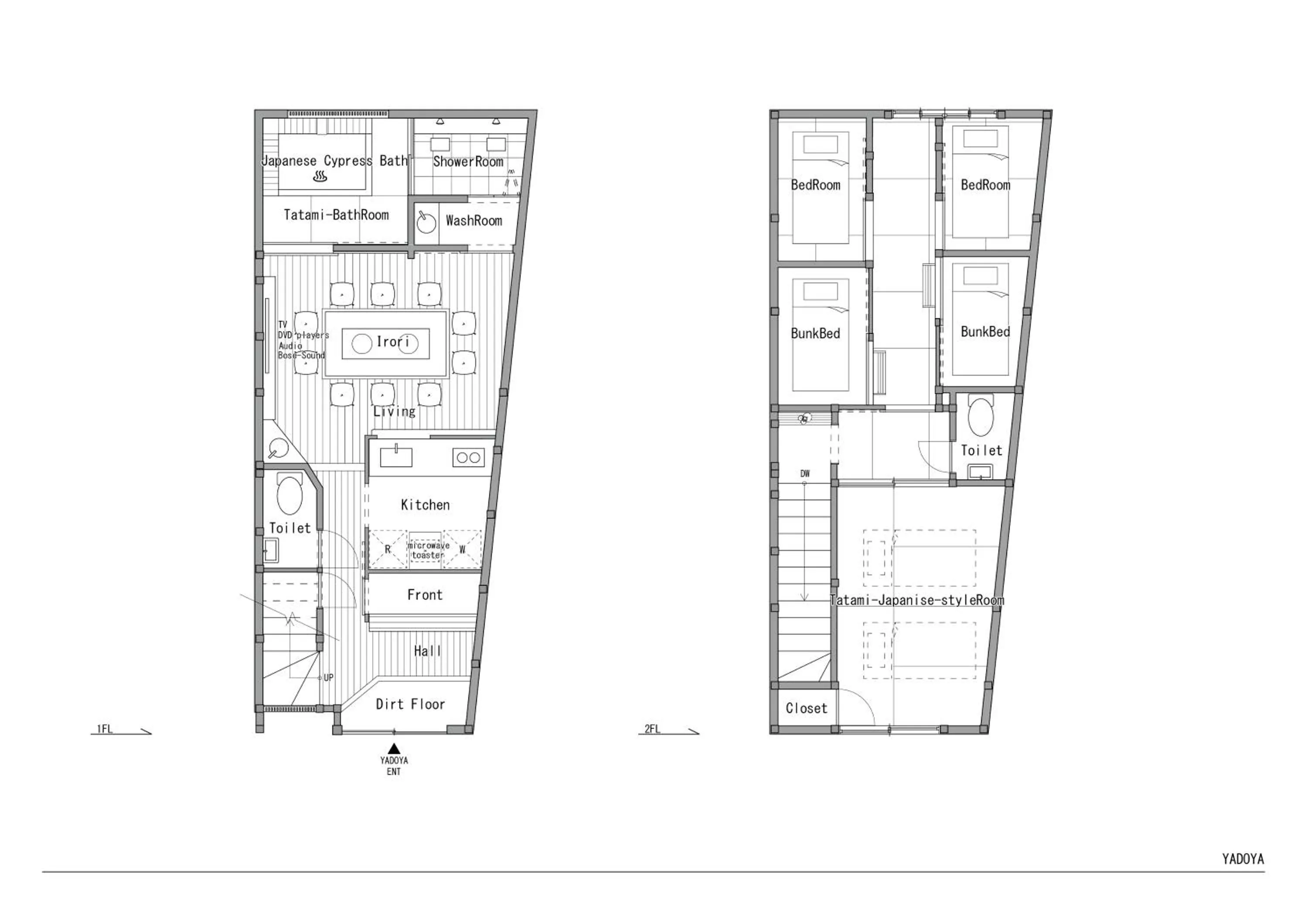 Floor plan in Yadoya