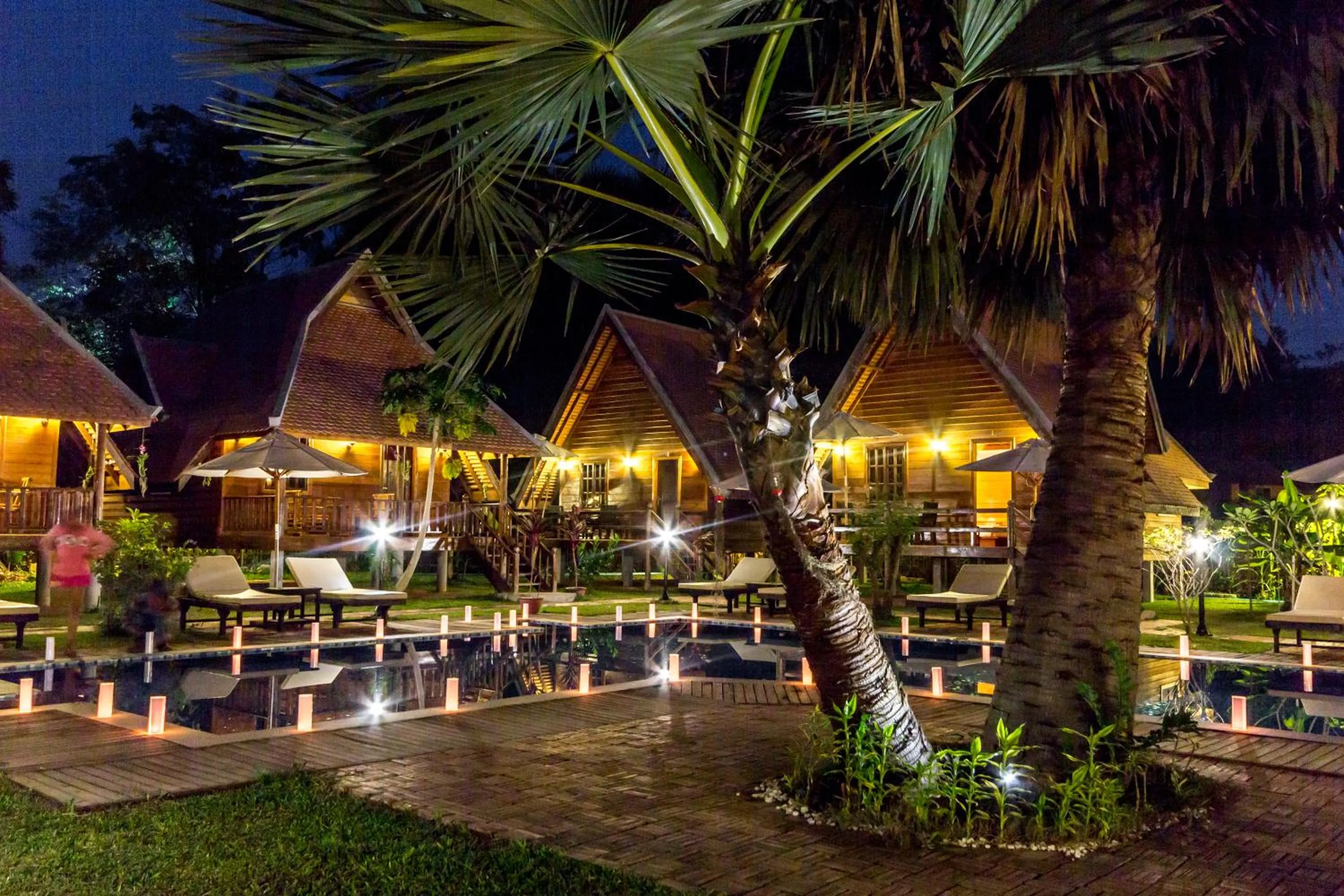 Garden view in Angkor Heart Bungalow