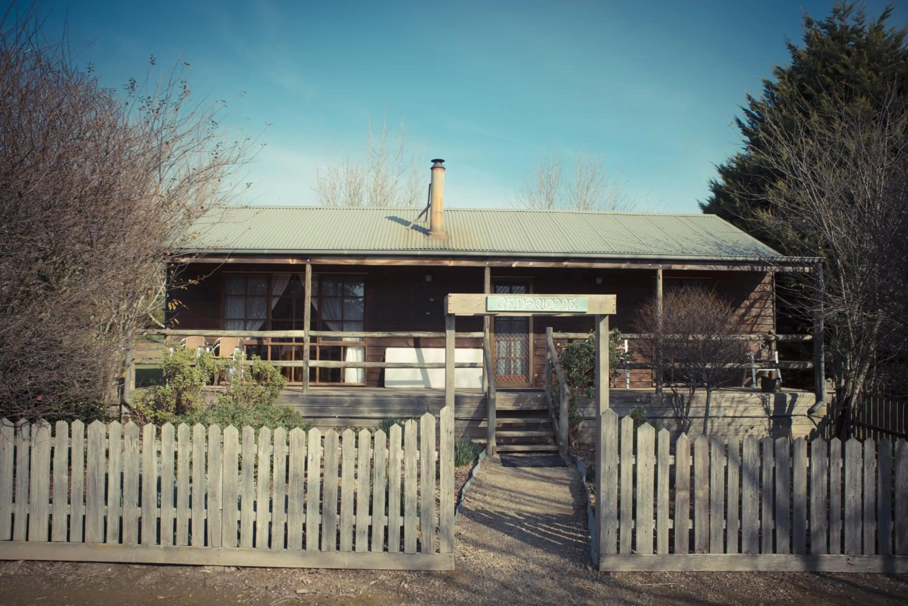Facade/entrance in Sanctuary Park Cottages