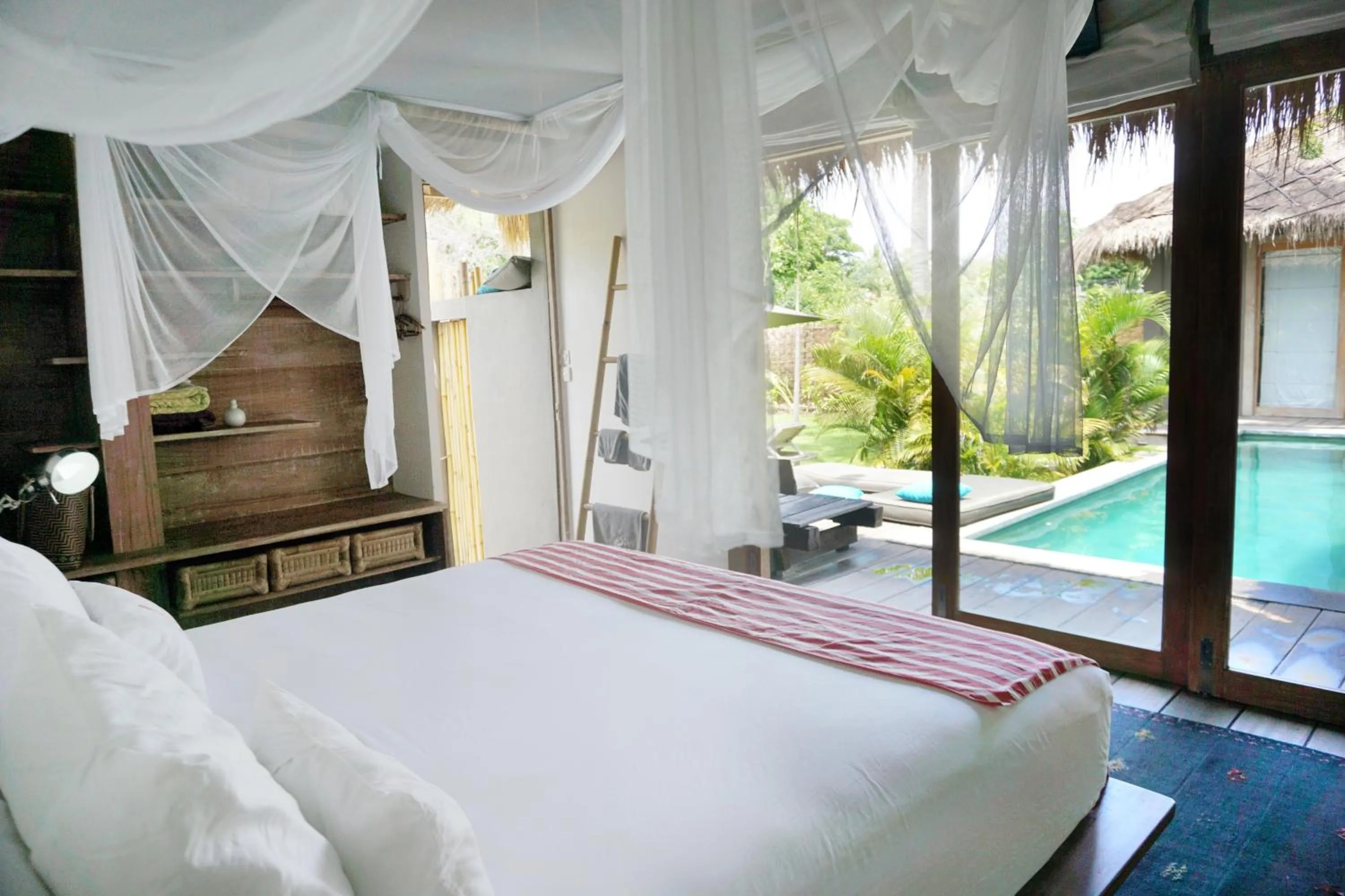Bed in Slow Gili Air