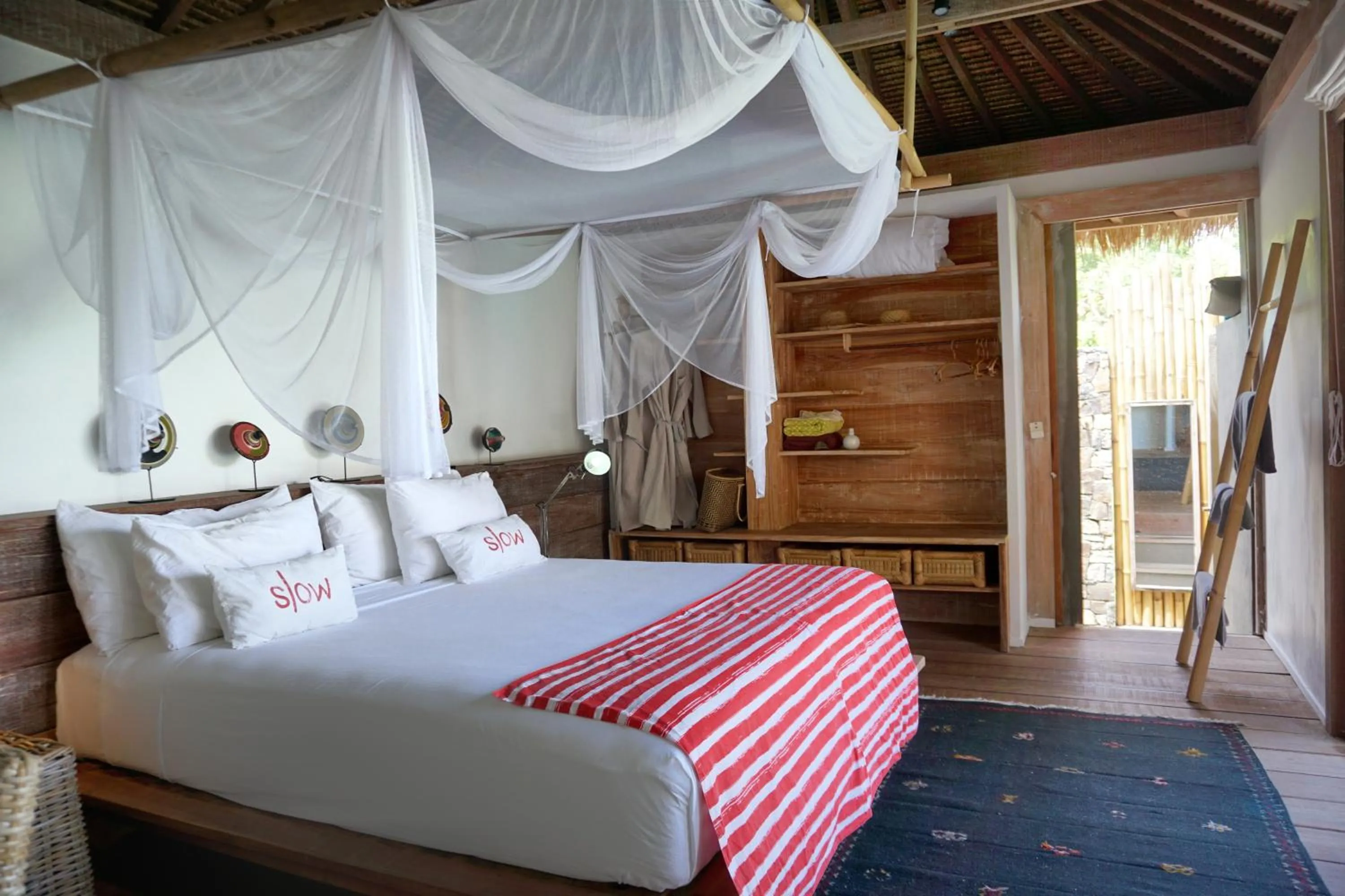Bed in Slow Gili Air
