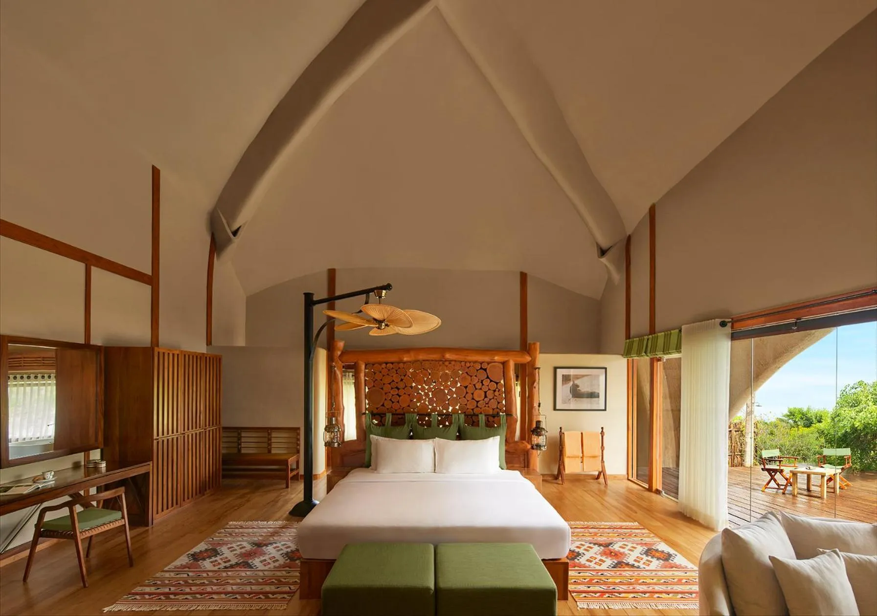 Bed in Uga Chena Huts - Yala - All Inclusive