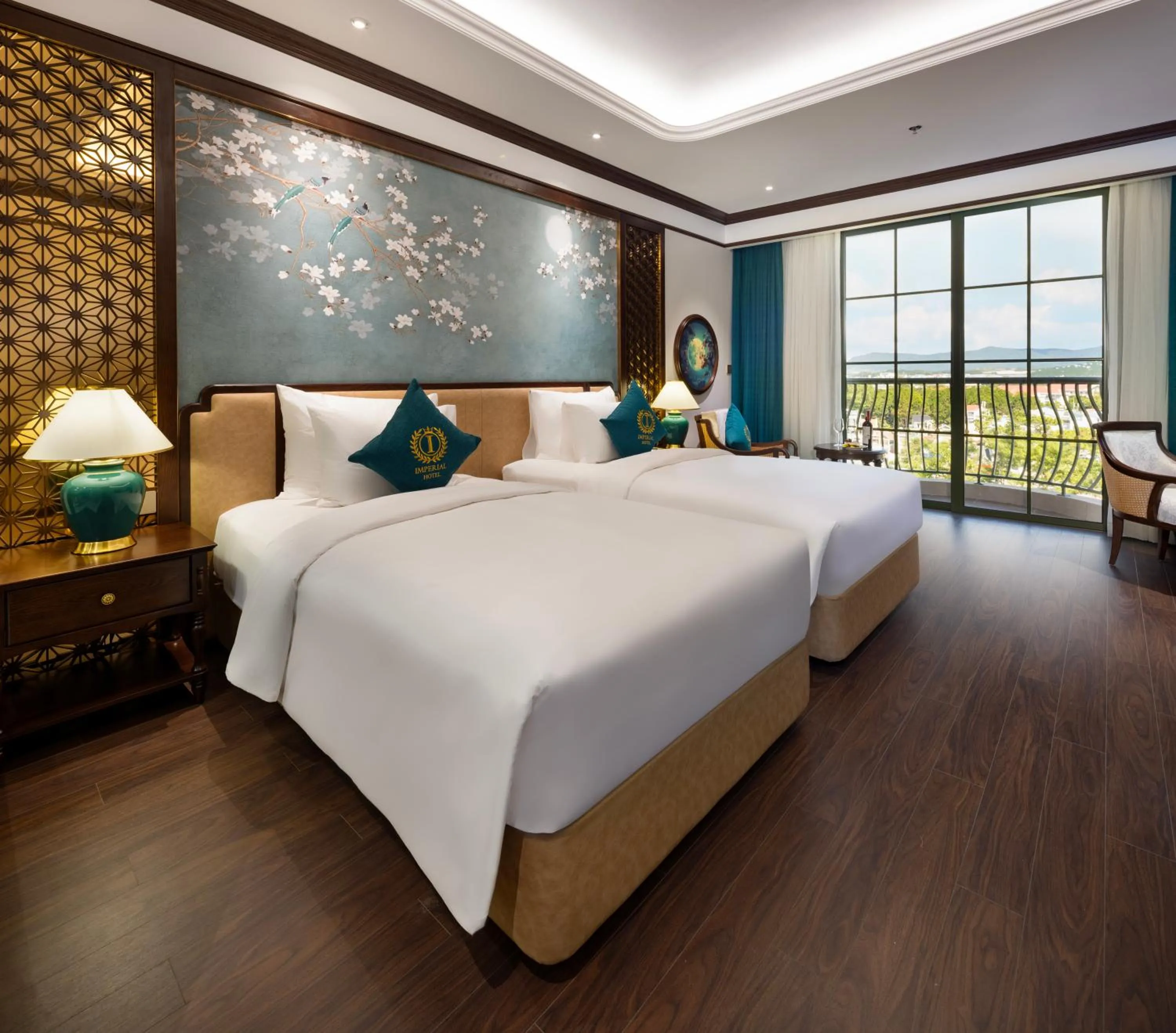 Bed in Best Western Premier Imperial Dalat